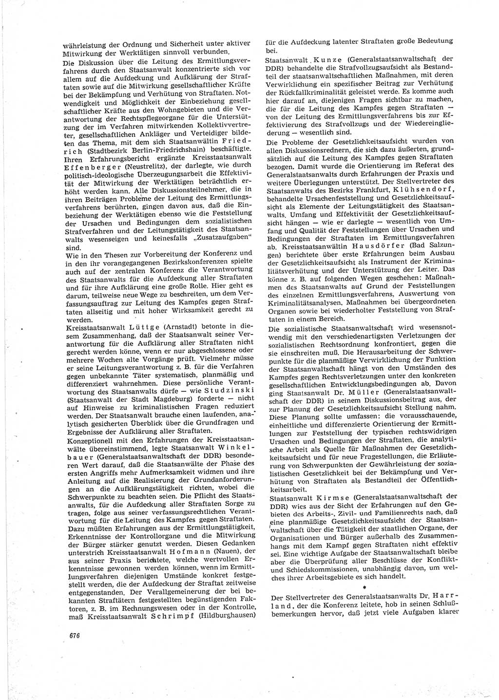 Neue Justiz (NJ), Zeitschrift für Recht und Rechtswissenschaft [Deutsche Demokratische Republik (DDR)], 23. Jahrgang 1969, Seite 676 (NJ DDR 1969, S. 676)