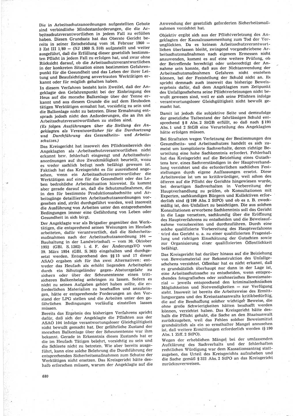 Neue Justiz (NJ), Zeitschrift für Recht und Rechtswissenschaft [Deutsche Demokratische Republik (DDR)], 23. Jahrgang 1969, Seite 680 (NJ DDR 1969, S. 680)