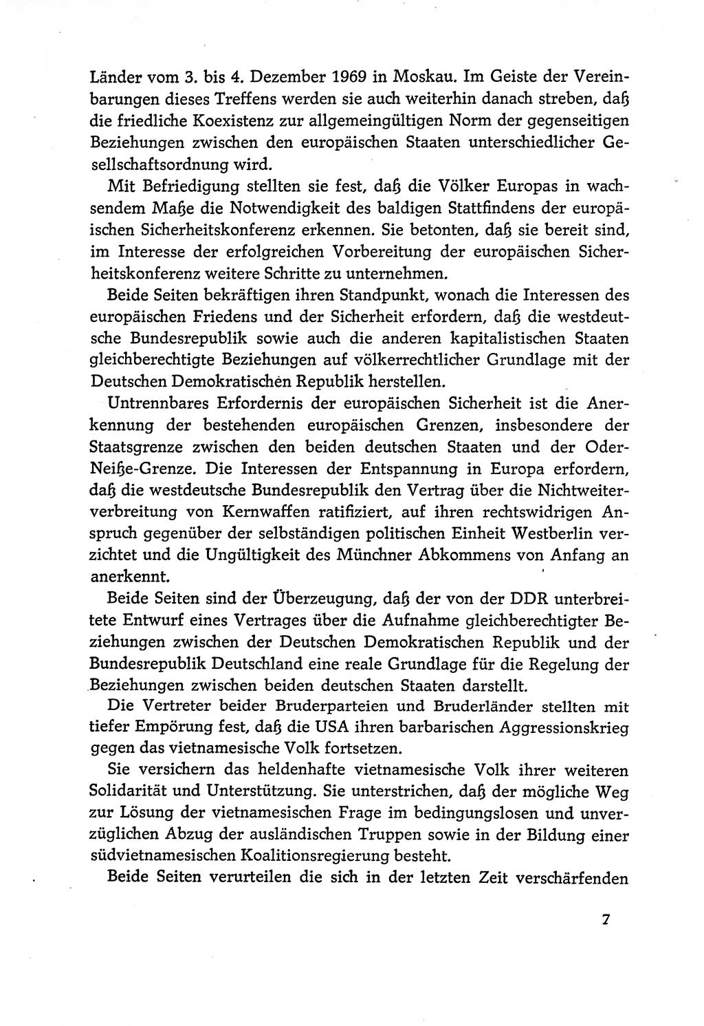 Dokumente der Sozialistischen Einheitspartei Deutschlands (SED) [Deutsche Demokratische Republik (DDR)] 1970-1971, Seite 7 (Dok. SED DDR 1970-1971, S. 7)