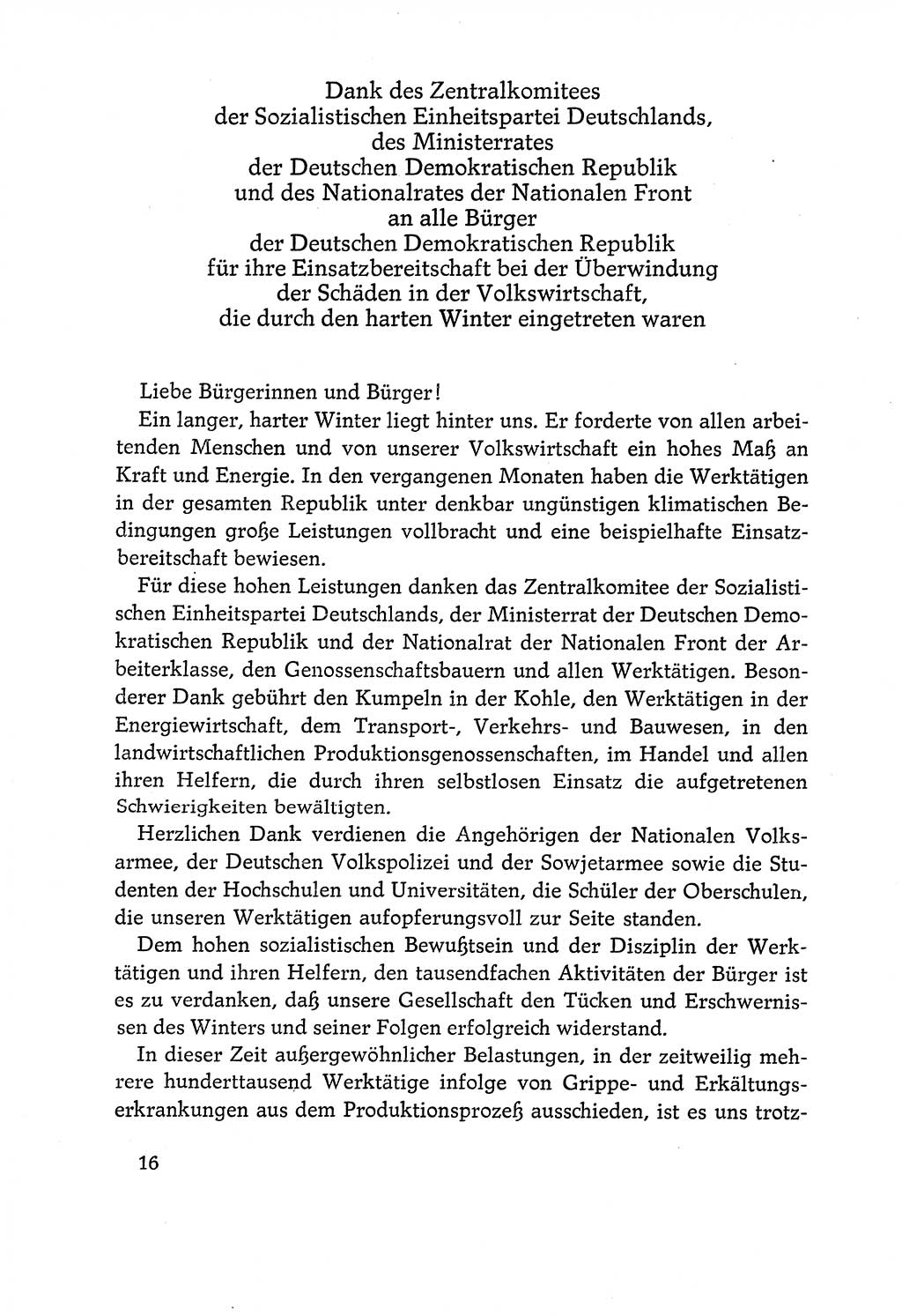 Dokumente der Sozialistischen Einheitspartei Deutschlands (SED) [Deutsche Demokratische Republik (DDR)] 1970-1971, Seite 16 (Dok. SED DDR 1970-1971, S. 16)