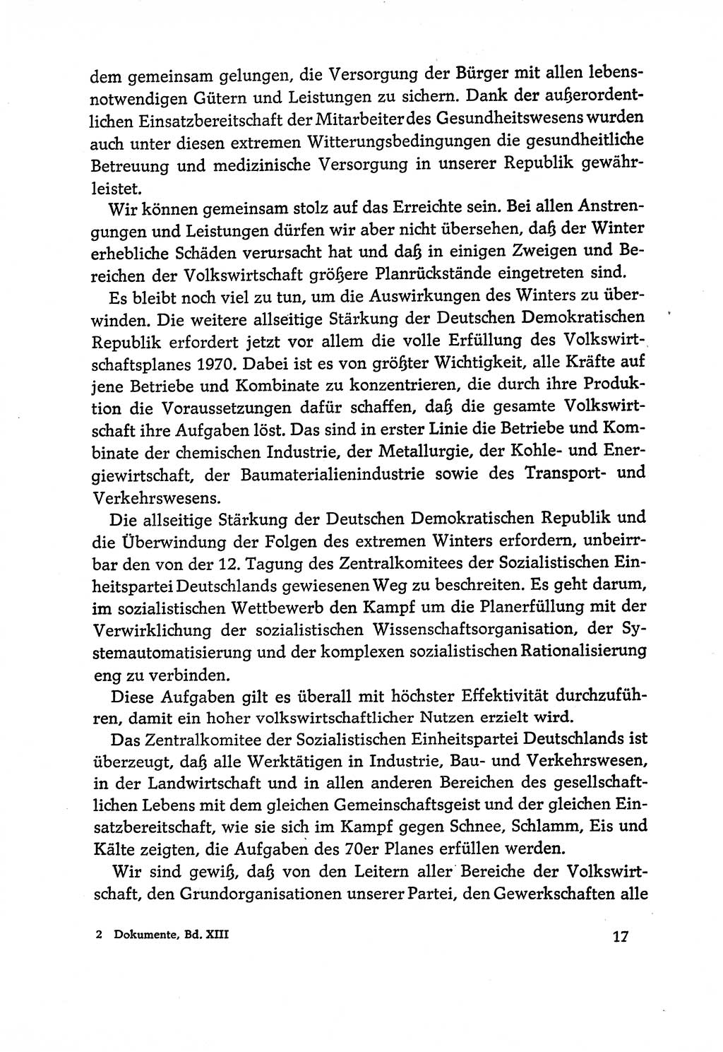 Dokumente der Sozialistischen Einheitspartei Deutschlands (SED) [Deutsche Demokratische Republik (DDR)] 1970-1971, Seite 17 (Dok. SED DDR 1970-1971, S. 17)