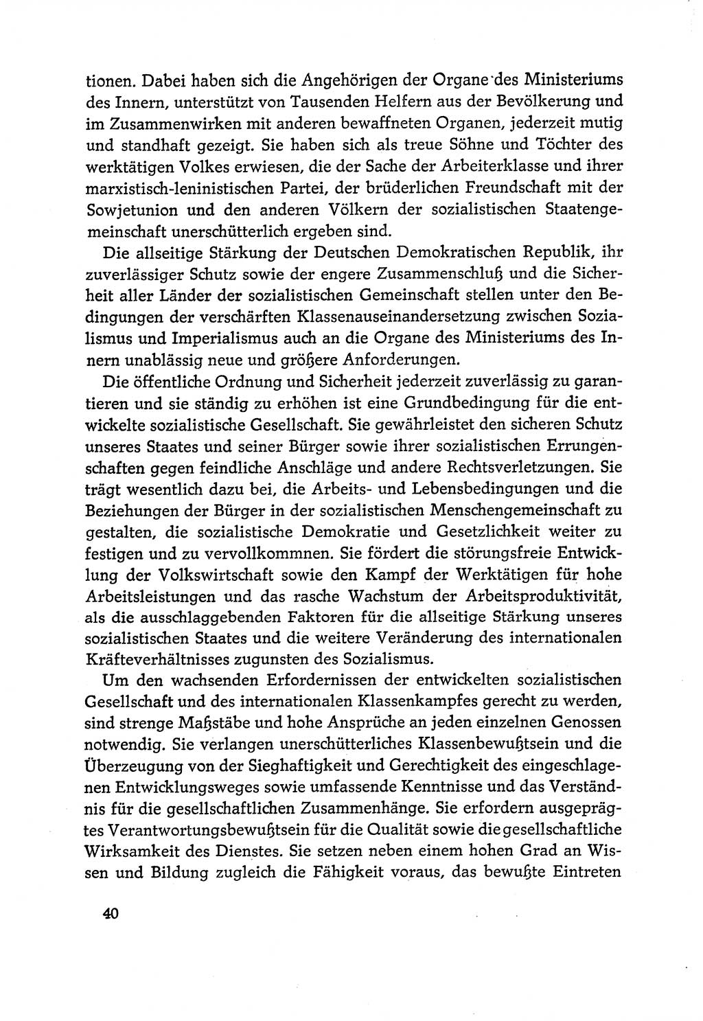 Dokumente der Sozialistischen Einheitspartei Deutschlands (SED) [Deutsche Demokratische Republik (DDR)] 1970-1971, Seite 40 (Dok. SED DDR 1970-1971, S. 40)