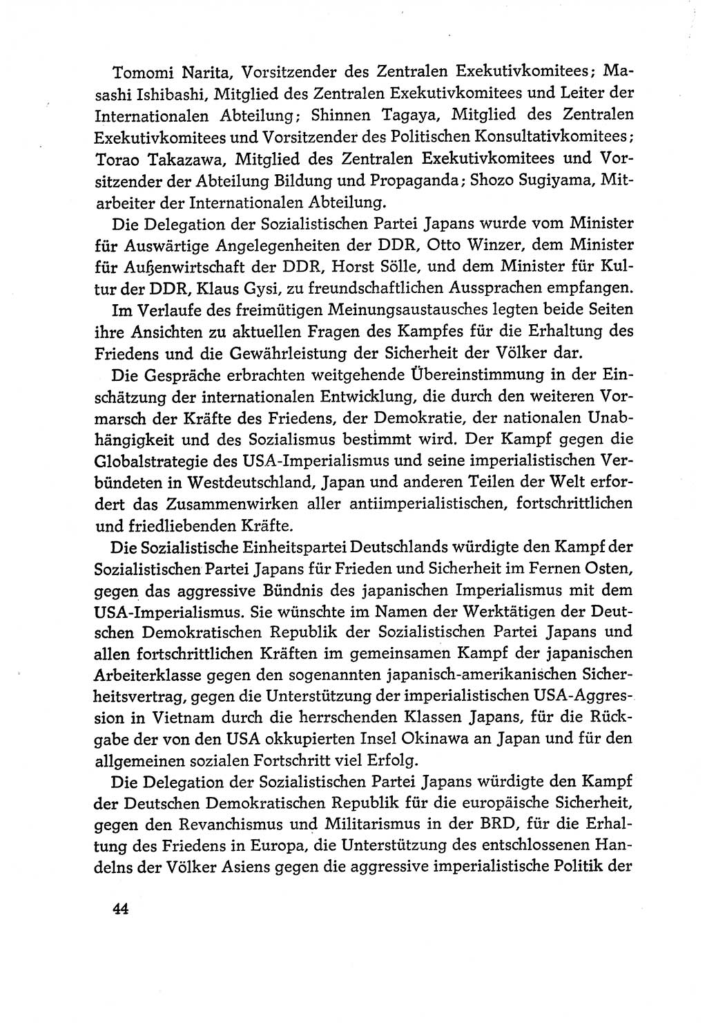 Dokumente der Sozialistischen Einheitspartei Deutschlands (SED) [Deutsche Demokratische Republik (DDR)] 1970-1971, Seite 44 (Dok. SED DDR 1970-1971, S. 44)