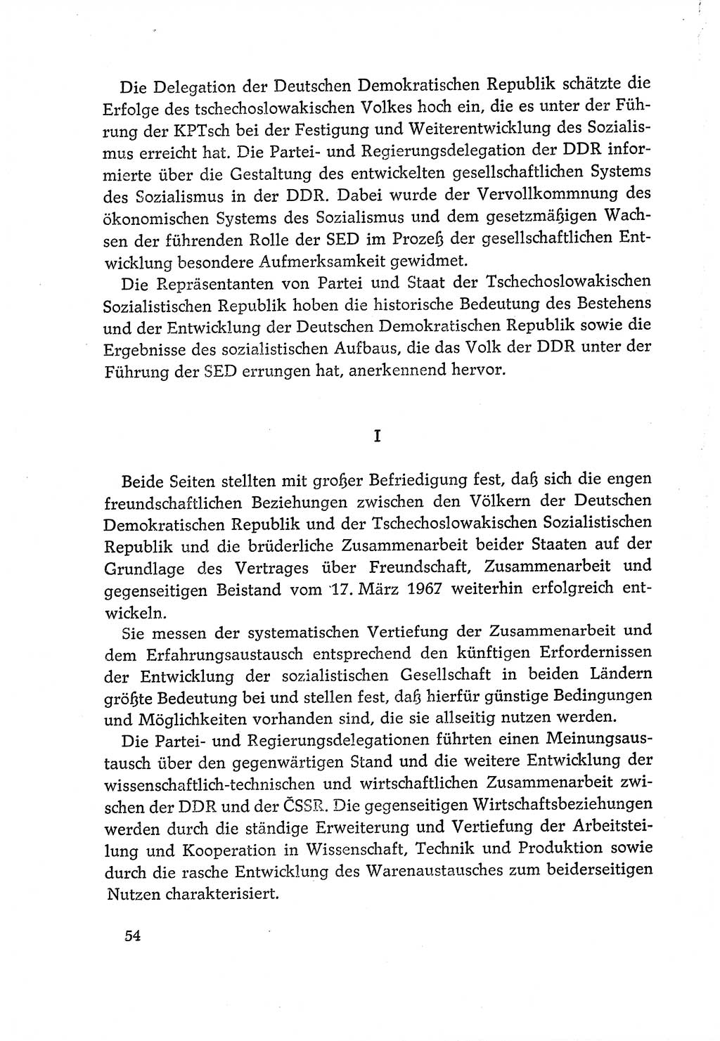 Dokumente der Sozialistischen Einheitspartei Deutschlands (SED) [Deutsche Demokratische Republik (DDR)] 1970-1971, Seite 54 (Dok. SED DDR 1970-1971, S. 54)