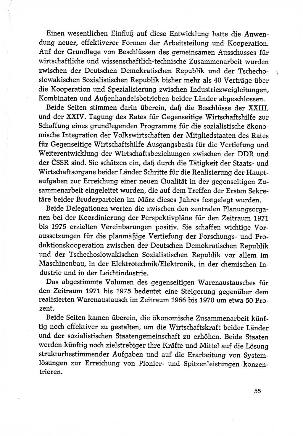 Dokumente der Sozialistischen Einheitspartei Deutschlands (SED) [Deutsche Demokratische Republik (DDR)] 1970-1971, Seite 55 (Dok. SED DDR 1970-1971, S. 55)