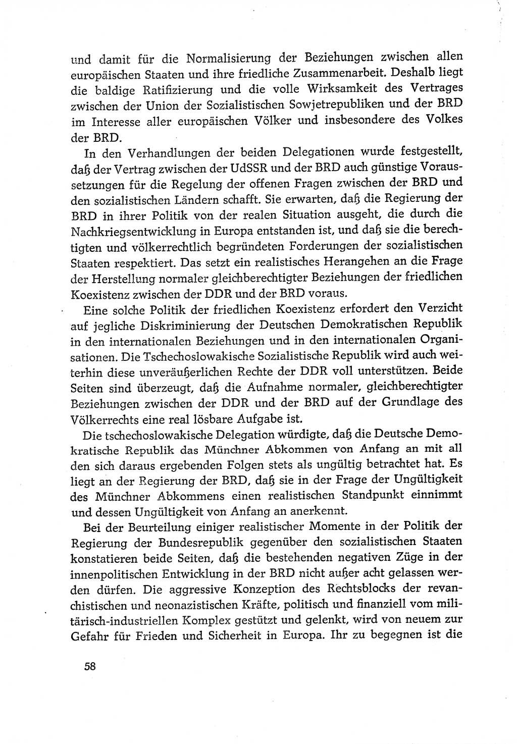 Dokumente der Sozialistischen Einheitspartei Deutschlands (SED) [Deutsche Demokratische Republik (DDR)] 1970-1971, Seite 58 (Dok. SED DDR 1970-1971, S. 58)