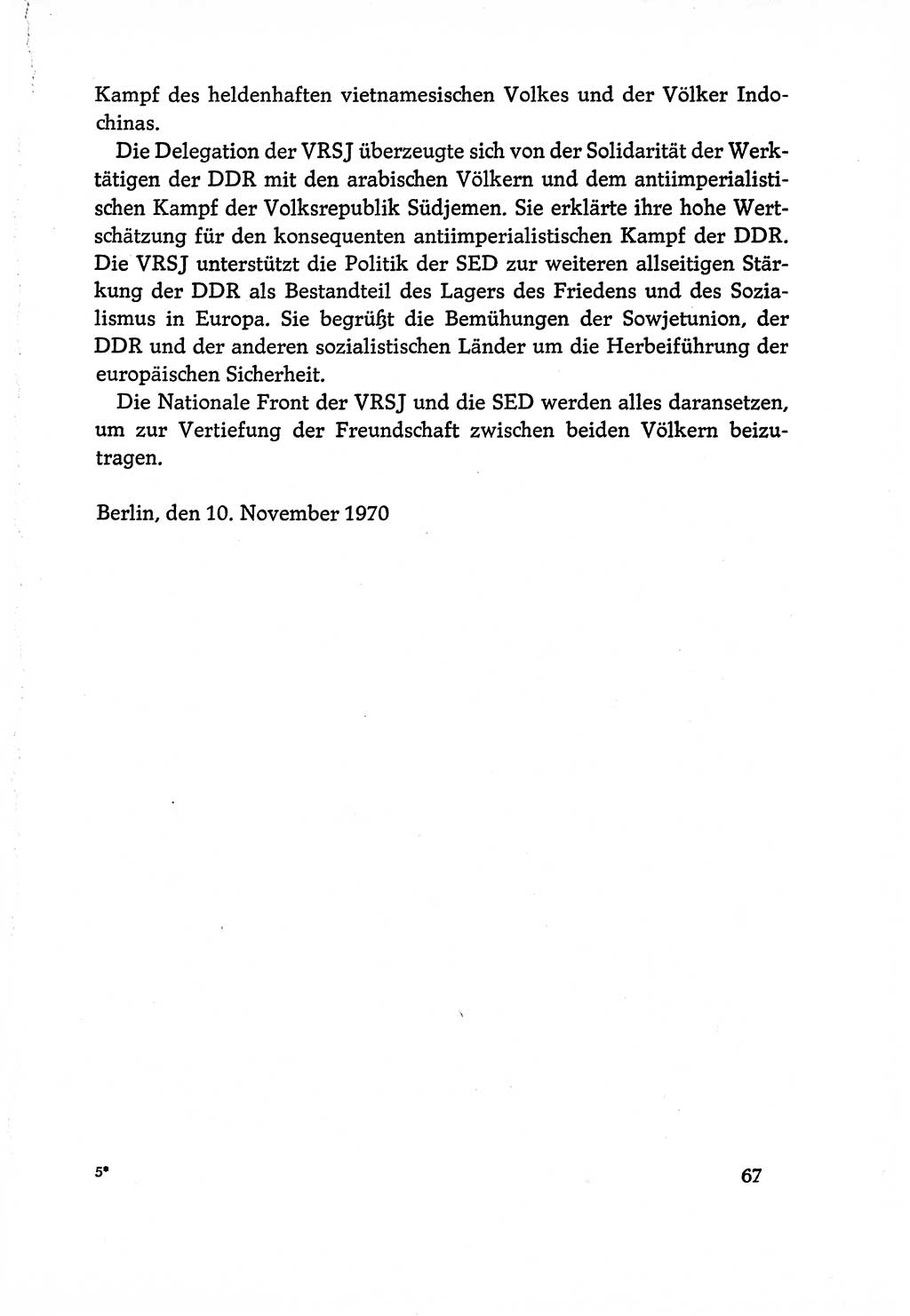 Dokumente der Sozialistischen Einheitspartei Deutschlands (SED) [Deutsche Demokratische Republik (DDR)] 1970-1971, Seite 67 (Dok. SED DDR 1970-1971, S. 67)