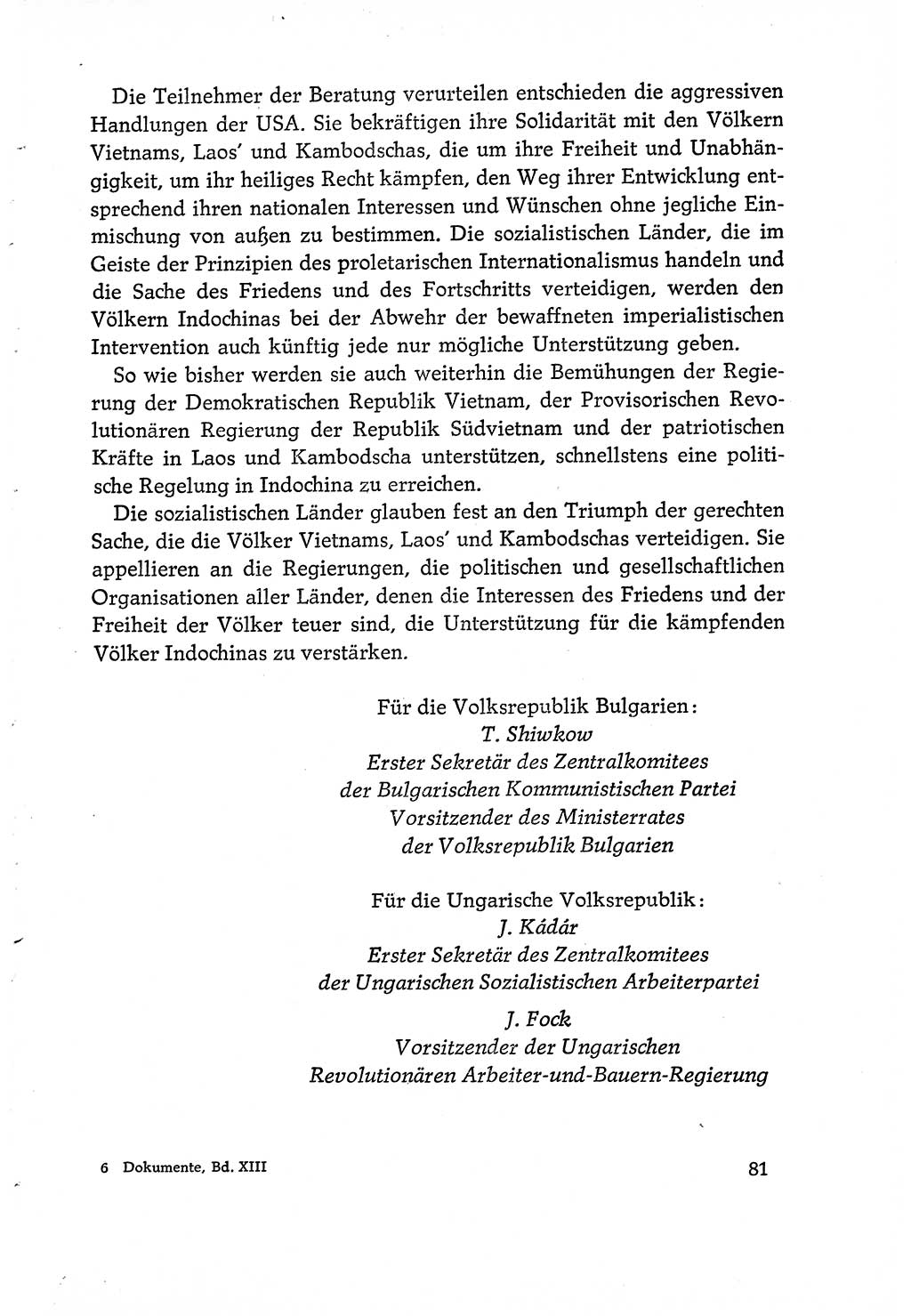Dokumente der Sozialistischen Einheitspartei Deutschlands (SED) [Deutsche Demokratische Republik (DDR)] 1970-1971, Seite 81 (Dok. SED DDR 1970-1971, S. 81)