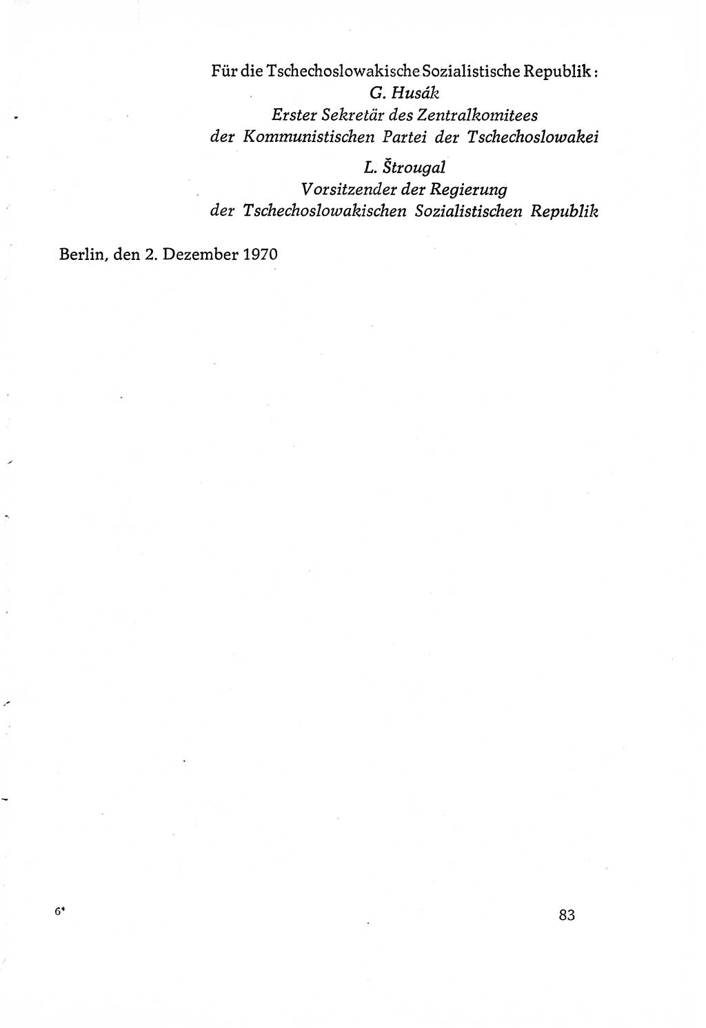 Dokumente der Sozialistischen Einheitspartei Deutschlands (SED) [Deutsche Demokratische Republik (DDR)] 1970-1971, Seite 83 (Dok. SED DDR 1970-1971, S. 83)