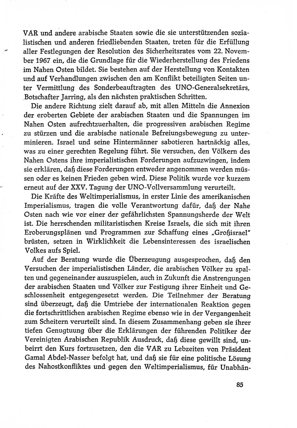 Dokumente der Sozialistischen Einheitspartei Deutschlands (SED) [Deutsche Demokratische Republik (DDR)] 1970-1971, Seite 85 (Dok. SED DDR 1970-1971, S. 85)