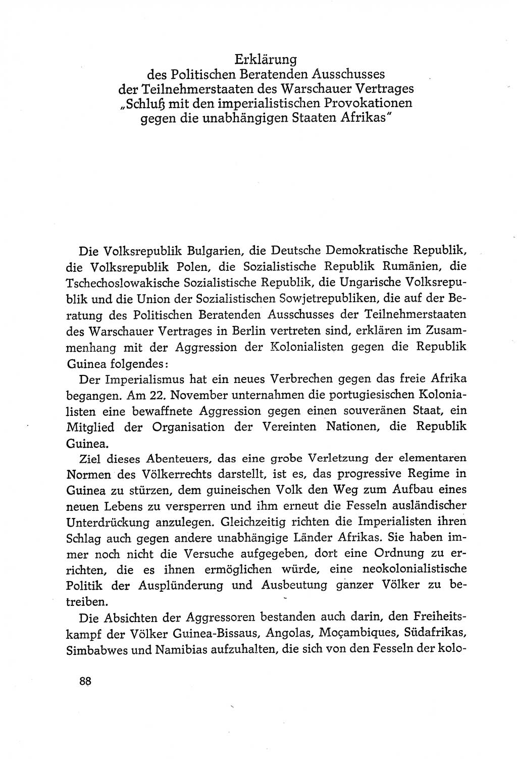 Dokumente der Sozialistischen Einheitspartei Deutschlands (SED) [Deutsche Demokratische Republik (DDR)] 1970-1971, Seite 88 (Dok. SED DDR 1970-1971, S. 88)