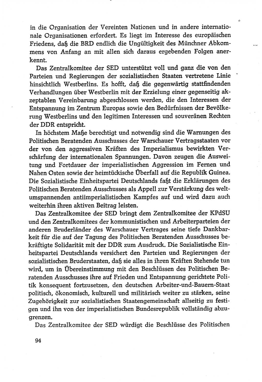 Dokumente der Sozialistischen Einheitspartei Deutschlands (SED) [Deutsche Demokratische Republik (DDR)] 1970-1971, Seite 94 (Dok. SED DDR 1970-1971, S. 94)