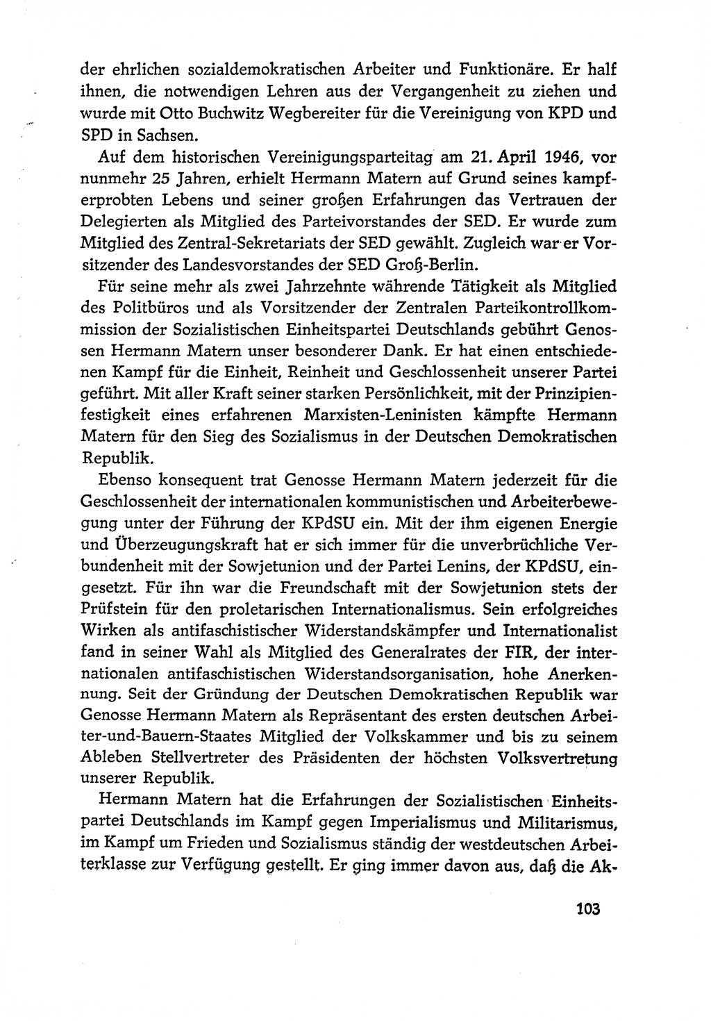 Dokumente der Sozialistischen Einheitspartei Deutschlands (SED) [Deutsche Demokratische Republik (DDR)] 1970-1971, Seite 103 (Dok. SED DDR 1970-1971, S. 103)