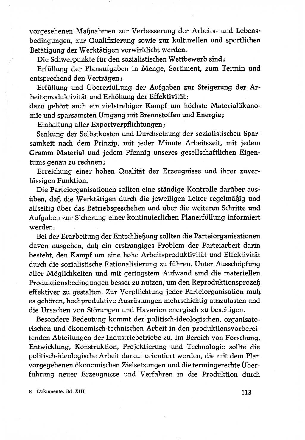 Dokumente der Sozialistischen Einheitspartei Deutschlands (SED) [Deutsche Demokratische Republik (DDR)] 1970-1971, Seite 113 (Dok. SED DDR 1970-1971, S. 113)