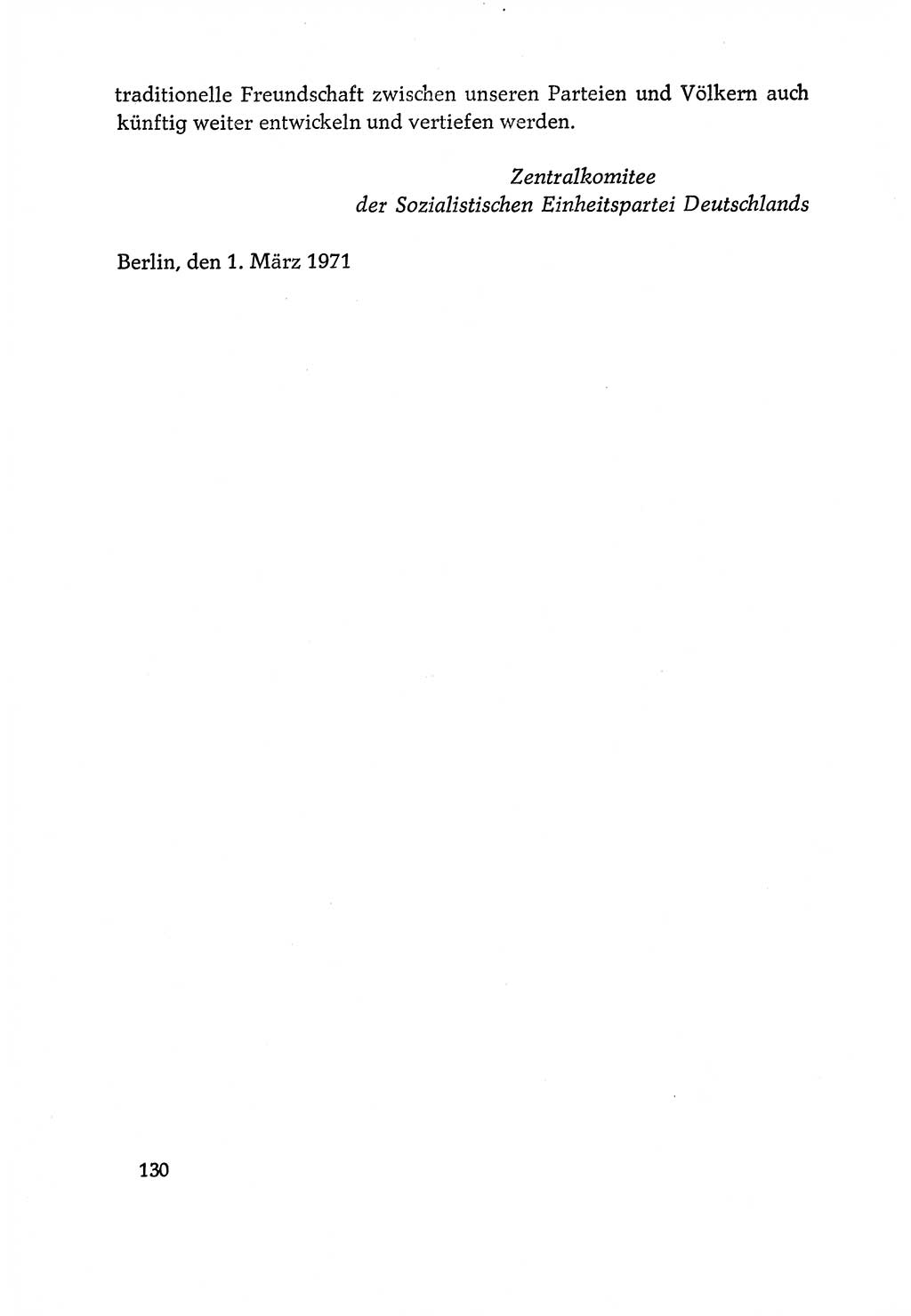 Dokumente der Sozialistischen Einheitspartei Deutschlands (SED) [Deutsche Demokratische Republik (DDR)] 1970-1971, Seite 130 (Dok. SED DDR 1970-1971, S. 130)