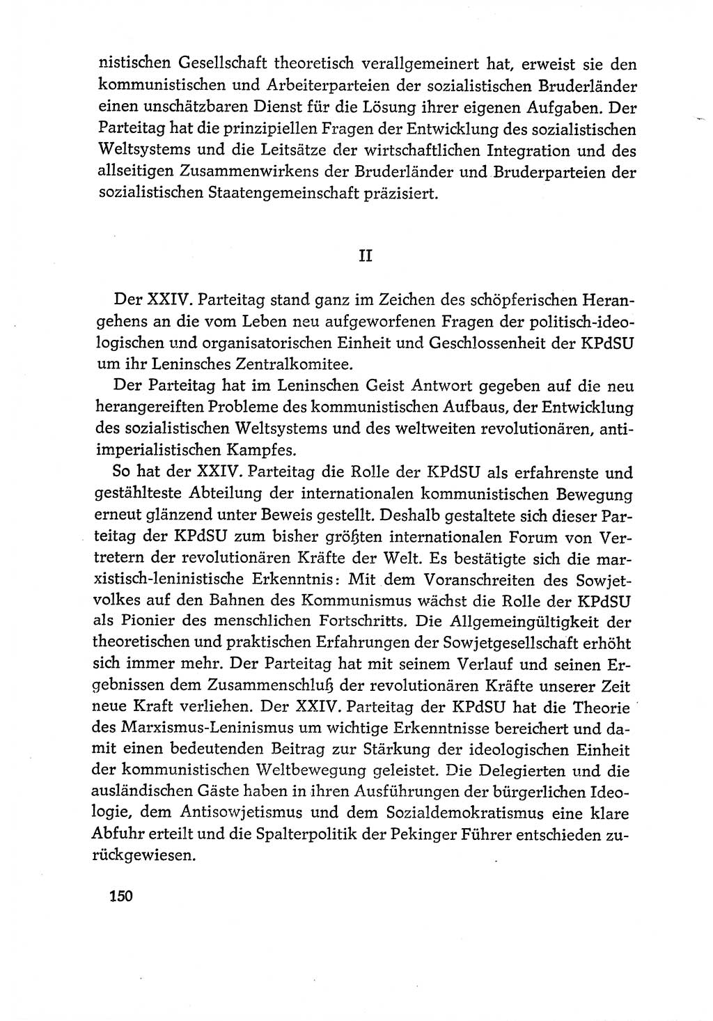Dokumente der Sozialistischen Einheitspartei Deutschlands (SED) [Deutsche Demokratische Republik (DDR)] 1970-1971, Seite 150 (Dok. SED DDR 1970-1971, S. 150)