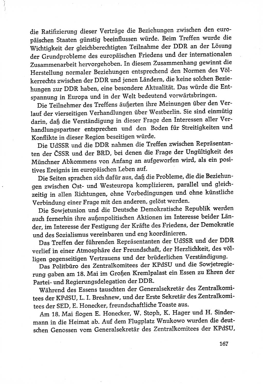 Dokumente der Sozialistischen Einheitspartei Deutschlands (SED) [Deutsche Demokratische Republik (DDR)] 1970-1971, Seite 167 (Dok. SED DDR 1970-1971, S. 167)