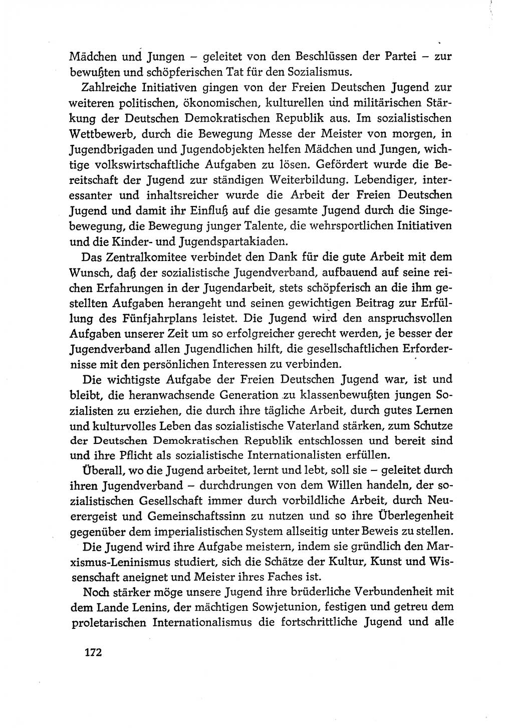 Dokumente der Sozialistischen Einheitspartei Deutschlands (SED) [Deutsche Demokratische Republik (DDR)] 1970-1971, Seite 172 (Dok. SED DDR 1970-1971, S. 172)