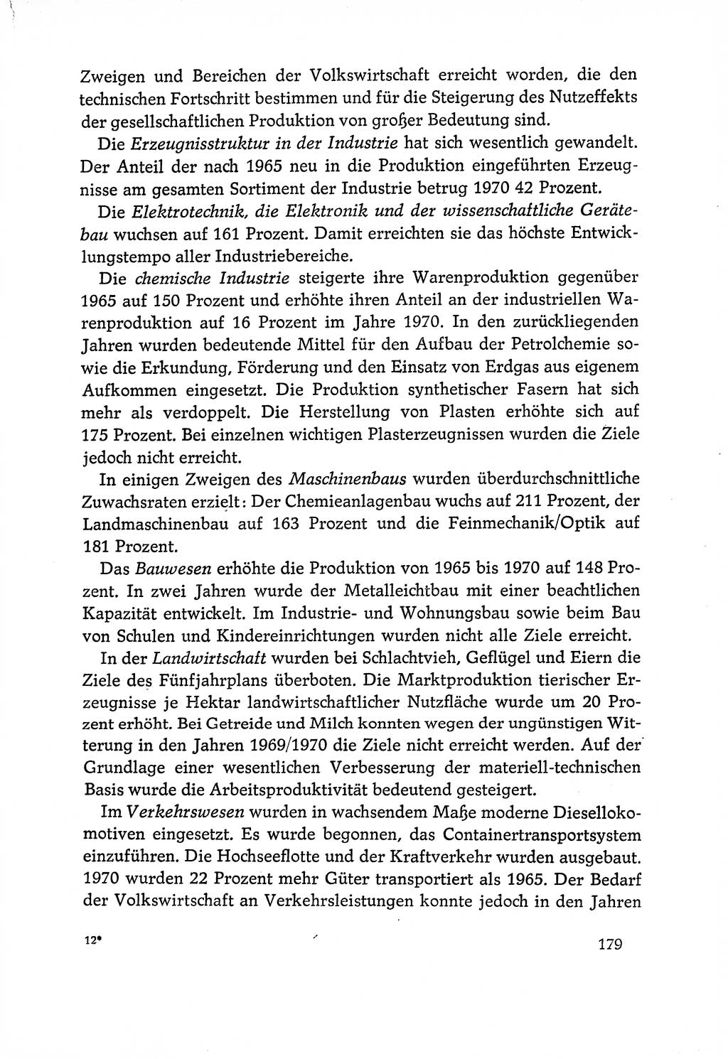 Dokumente der Sozialistischen Einheitspartei Deutschlands (SED) [Deutsche Demokratische Republik (DDR)] 1970-1971, Seite 179 (Dok. SED DDR 1970-1971, S. 179)