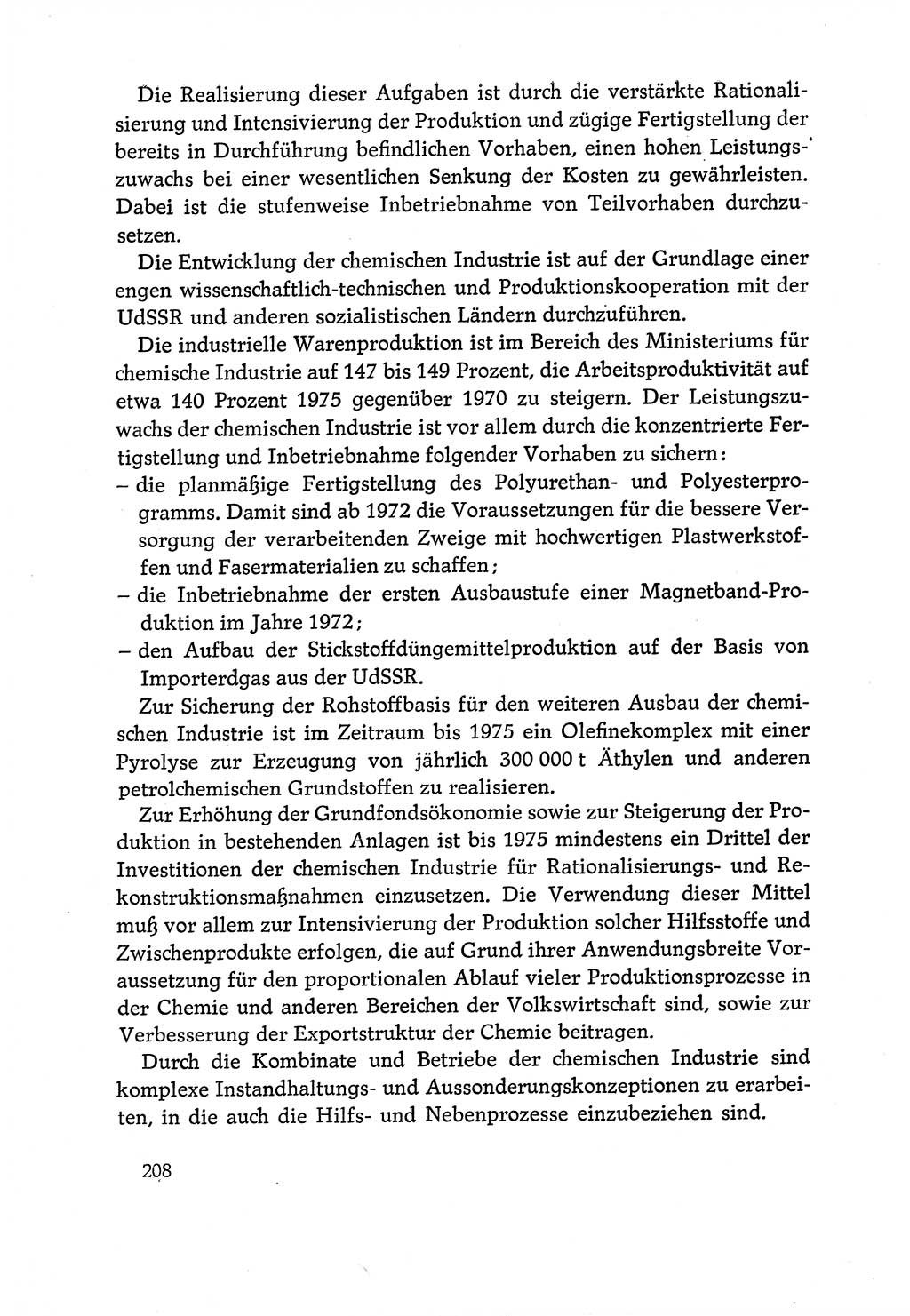 Dokumente der Sozialistischen Einheitspartei Deutschlands (SED) [Deutsche Demokratische Republik (DDR)] 1970-1971, Seite 208 (Dok. SED DDR 1970-1971, S. 208)