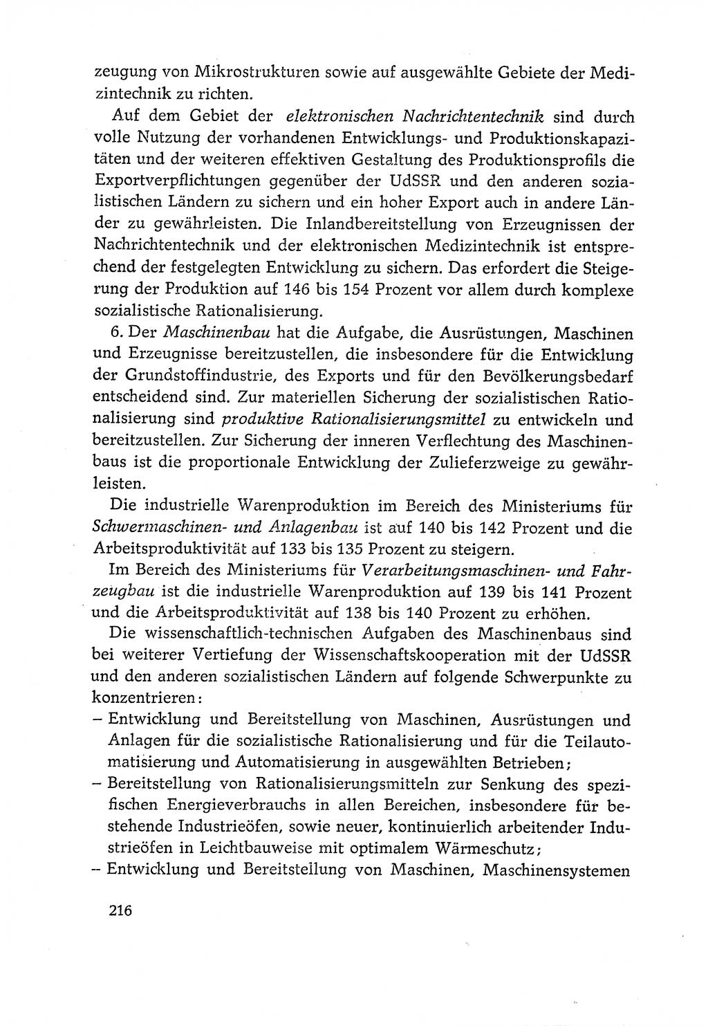 Dokumente der Sozialistischen Einheitspartei Deutschlands (SED) [Deutsche Demokratische Republik (DDR)] 1970-1971, Seite 216 (Dok. SED DDR 1970-1971, S. 216)