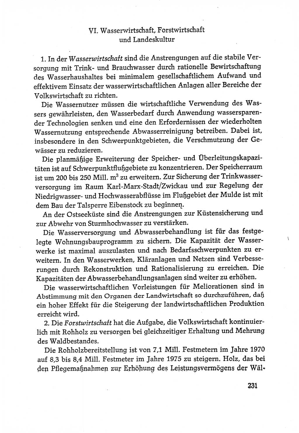 Dokumente der Sozialistischen Einheitspartei Deutschlands (SED) [Deutsche Demokratische Republik (DDR)] 1970-1971, Seite 231 (Dok. SED DDR 1970-1971, S. 231)