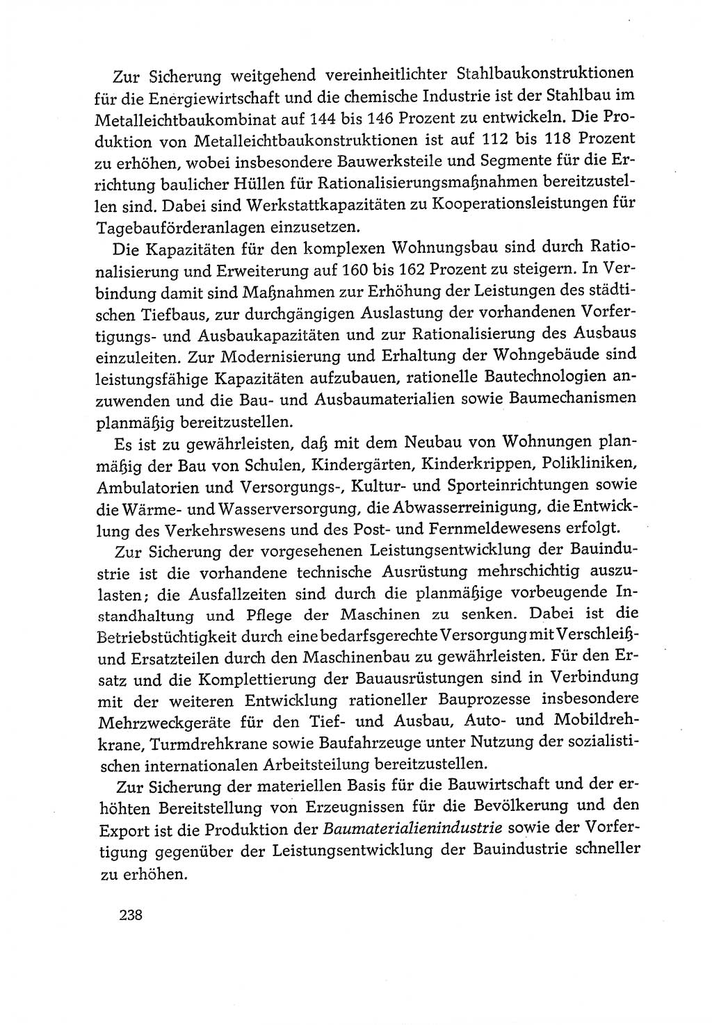 Dokumente der Sozialistischen Einheitspartei Deutschlands (SED) [Deutsche Demokratische Republik (DDR)] 1970-1971, Seite 238 (Dok. SED DDR 1970-1971, S. 238)