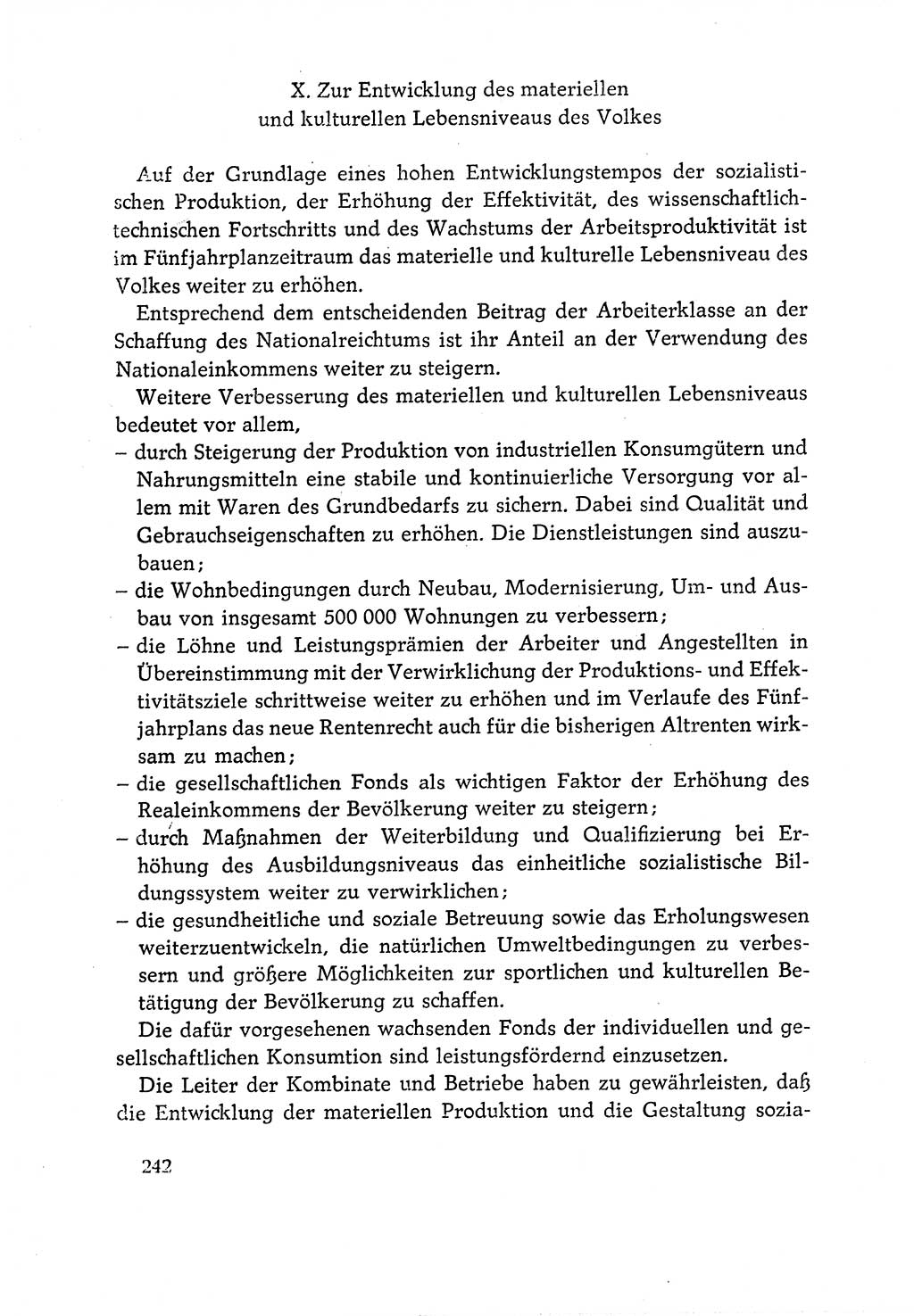 Dokumente der Sozialistischen Einheitspartei Deutschlands (SED) [Deutsche Demokratische Republik (DDR)] 1970-1971, Seite 242 (Dok. SED DDR 1970-1971, S. 242)
