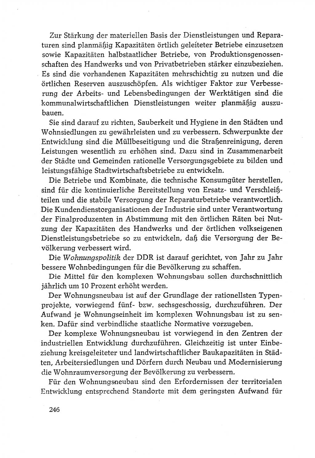 Dokumente der Sozialistischen Einheitspartei Deutschlands (SED) [Deutsche Demokratische Republik (DDR)] 1970-1971, Seite 246 (Dok. SED DDR 1970-1971, S. 246)