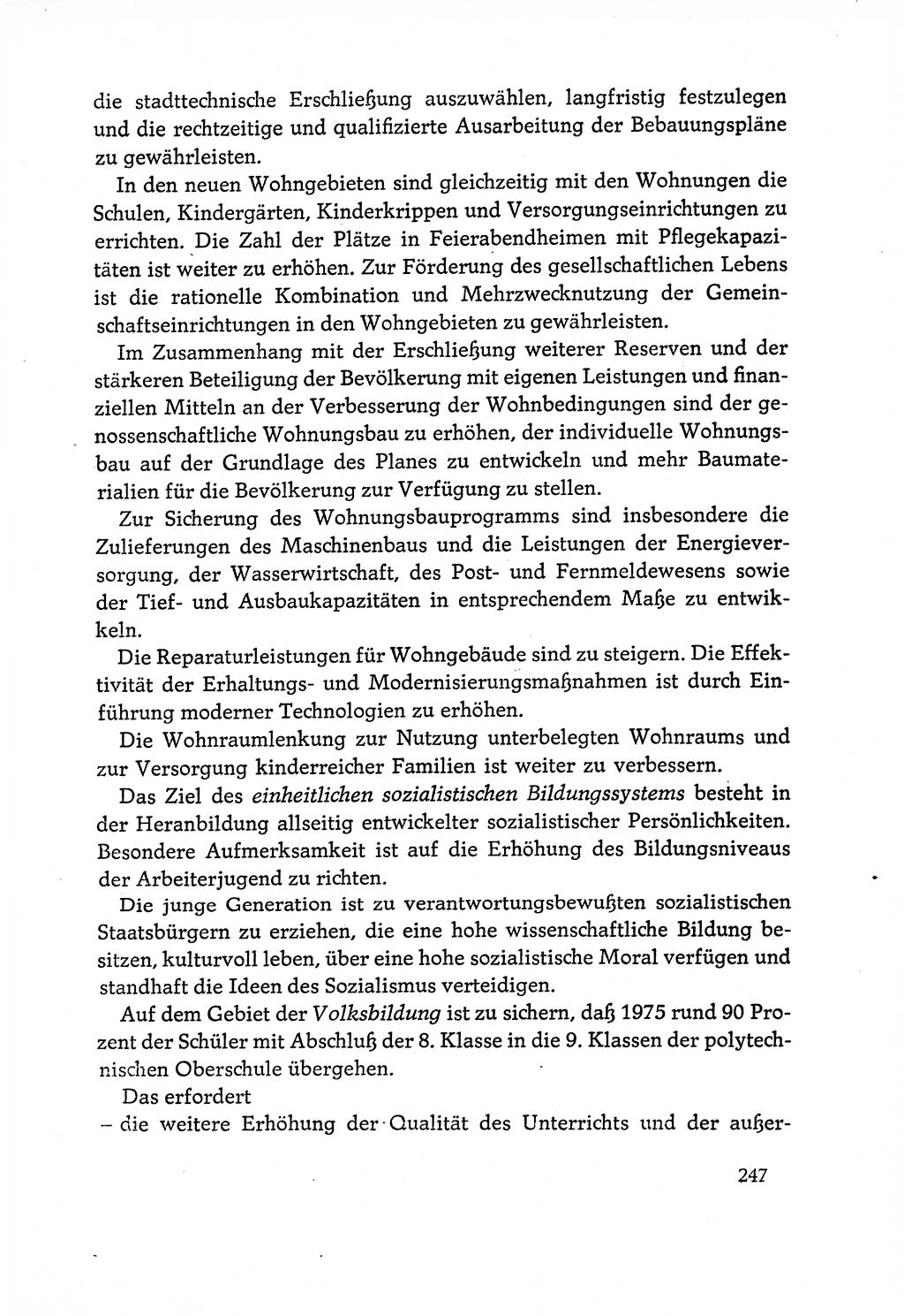 Dokumente der Sozialistischen Einheitspartei Deutschlands (SED) [Deutsche Demokratische Republik (DDR)] 1970-1971, Seite 247 (Dok. SED DDR 1970-1971, S. 247)