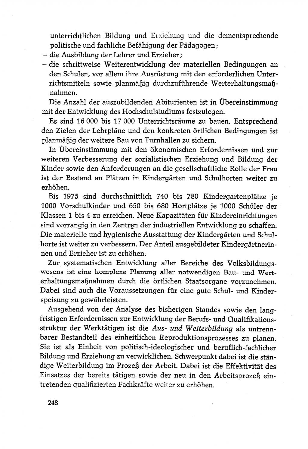 Dokumente der Sozialistischen Einheitspartei Deutschlands (SED) [Deutsche Demokratische Republik (DDR)] 1970-1971, Seite 248 (Dok. SED DDR 1970-1971, S. 248)