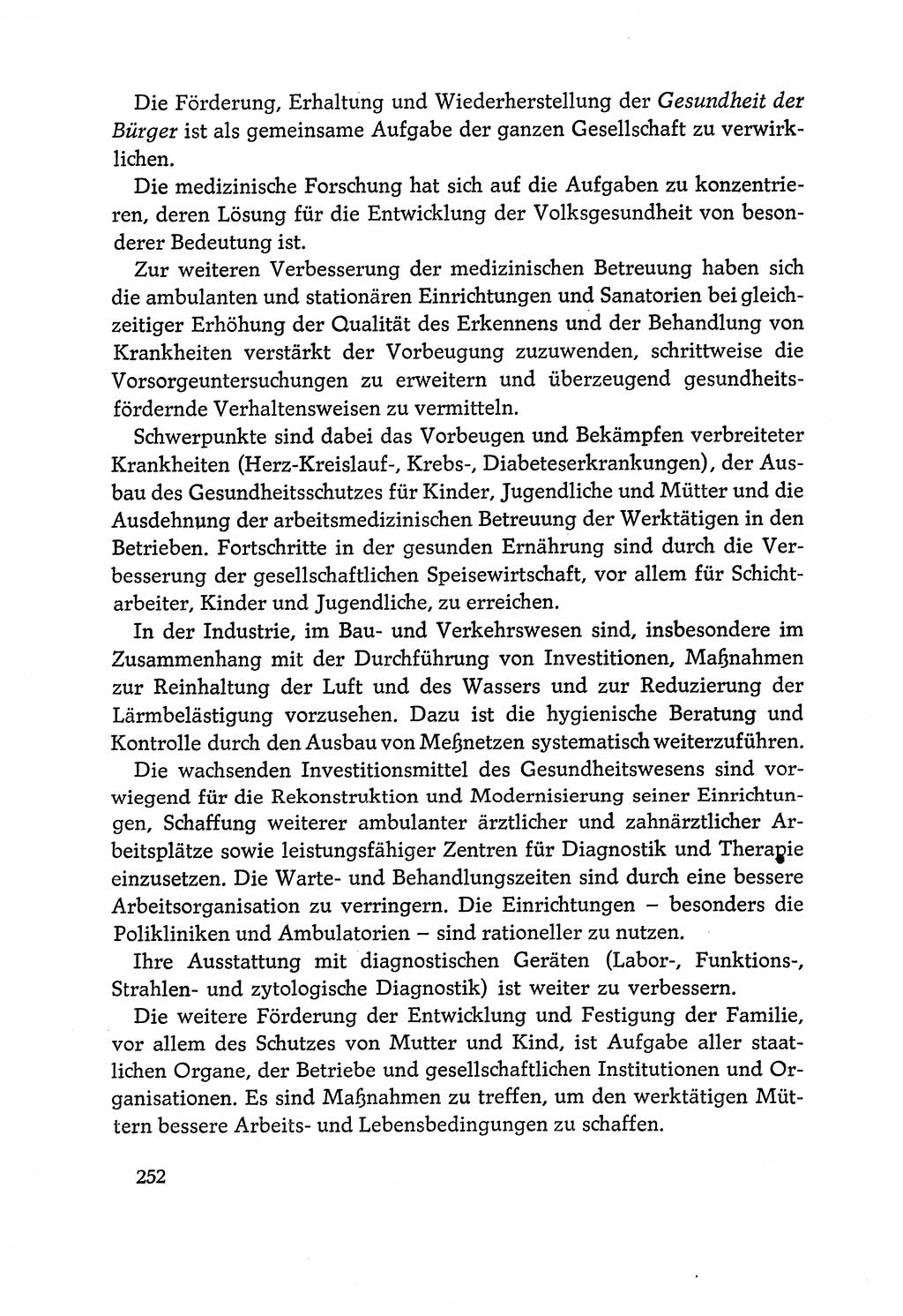 Dokumente der Sozialistischen Einheitspartei Deutschlands (SED) [Deutsche Demokratische Republik (DDR)] 1970-1971, Seite 252 (Dok. SED DDR 1970-1971, S. 252)