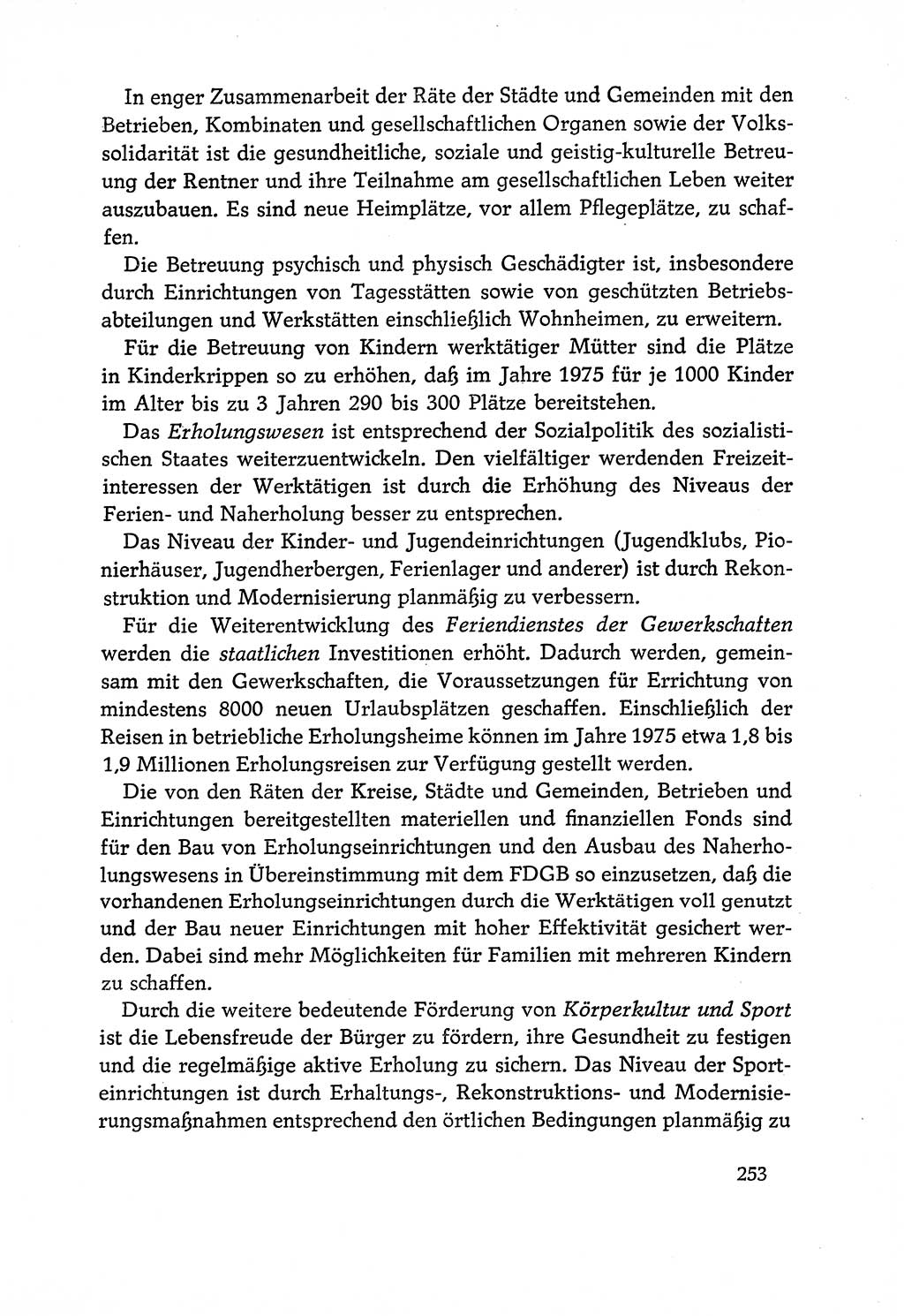 Dokumente der Sozialistischen Einheitspartei Deutschlands (SED) [Deutsche Demokratische Republik (DDR)] 1970-1971, Seite 253 (Dok. SED DDR 1970-1971, S. 253)