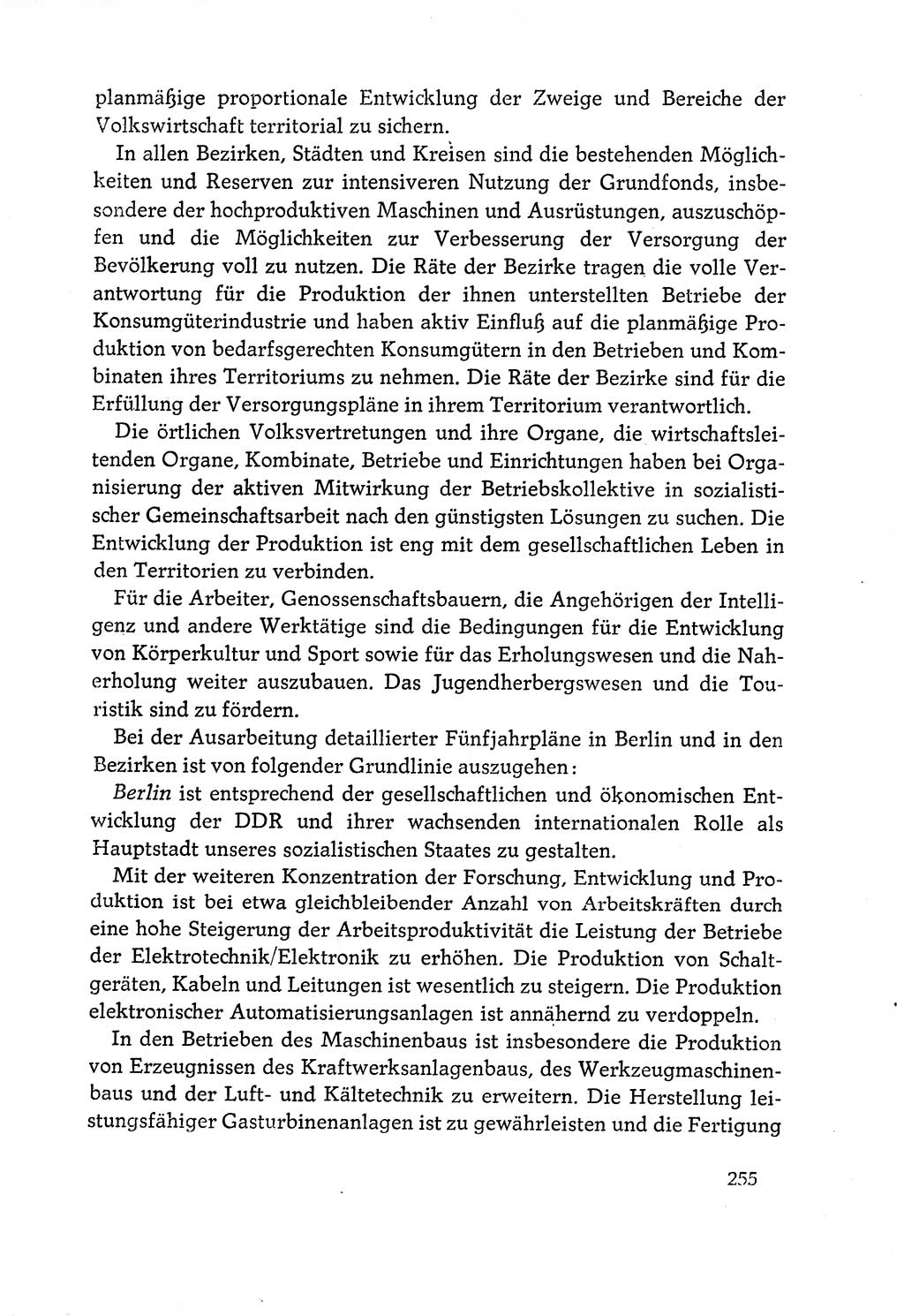 Dokumente der Sozialistischen Einheitspartei Deutschlands (SED) [Deutsche Demokratische Republik (DDR)] 1970-1971, Seite 255 (Dok. SED DDR 1970-1971, S. 255)