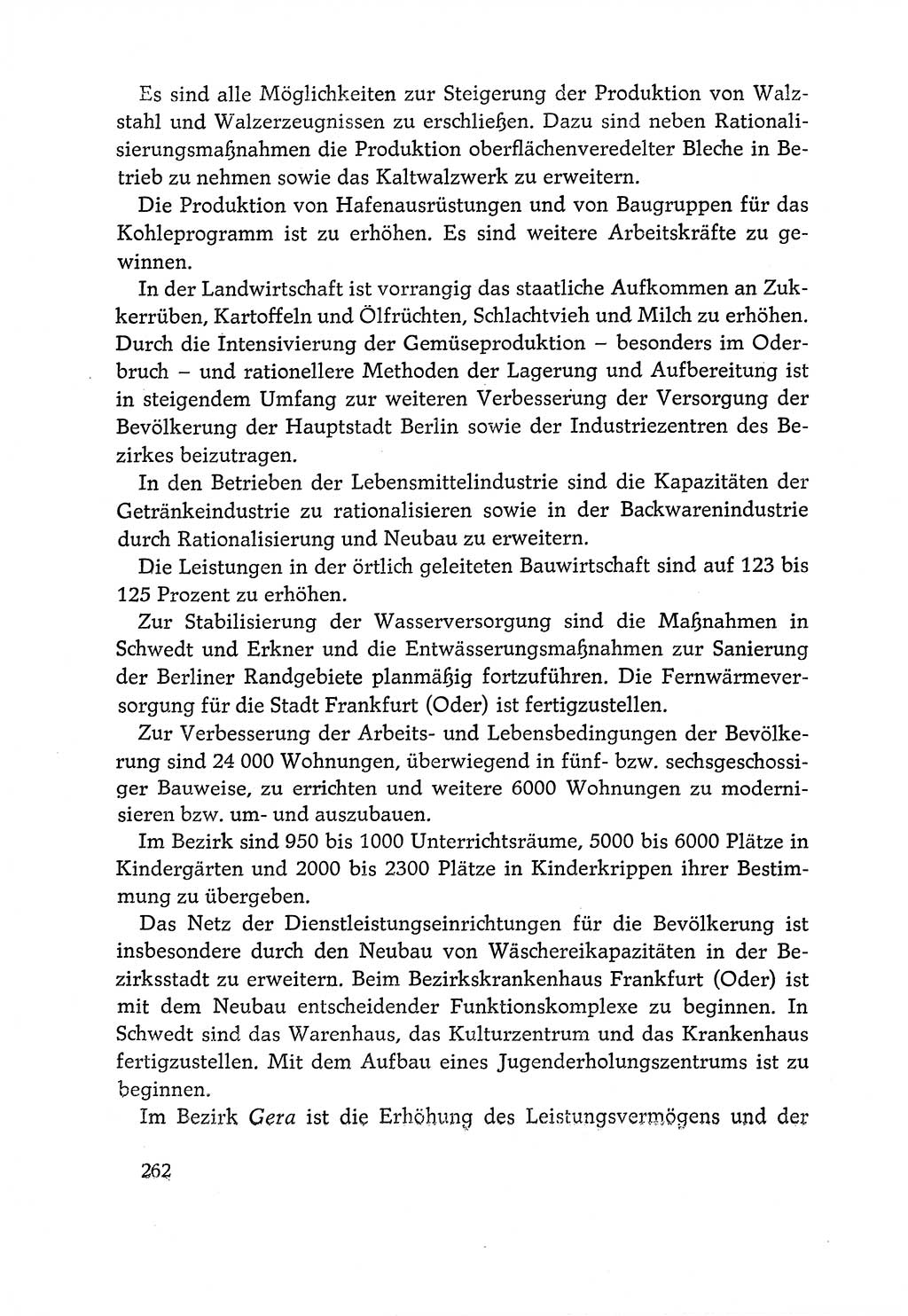 Dokumente der Sozialistischen Einheitspartei Deutschlands (SED) [Deutsche Demokratische Republik (DDR)] 1970-1971, Seite 262 (Dok. SED DDR 1970-1971, S. 262)