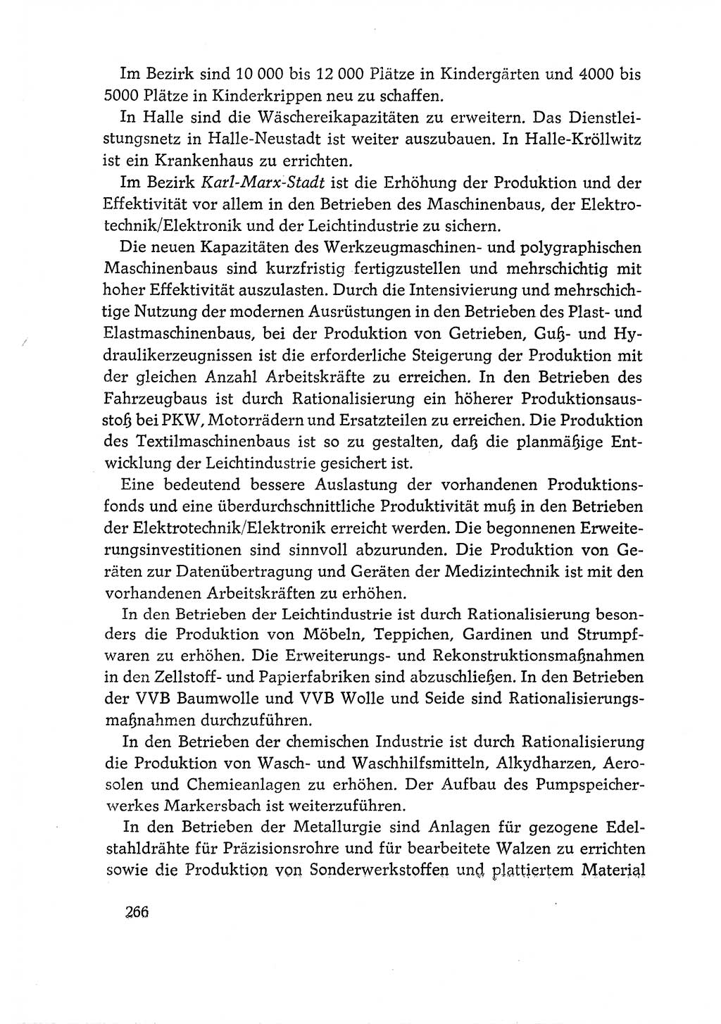 Dokumente der Sozialistischen Einheitspartei Deutschlands (SED) [Deutsche Demokratische Republik (DDR)] 1970-1971, Seite 266 (Dok. SED DDR 1970-1971, S. 266)