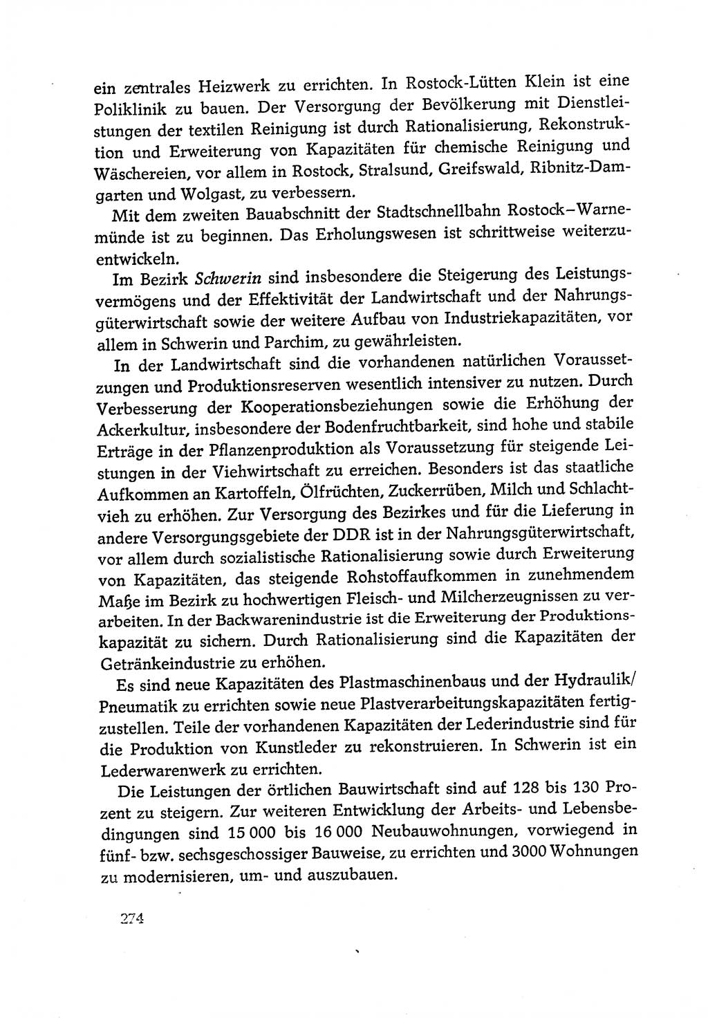 Dokumente der Sozialistischen Einheitspartei Deutschlands (SED) [Deutsche Demokratische Republik (DDR)] 1970-1971, Seite 274 (Dok. SED DDR 1970-1971, S. 274)