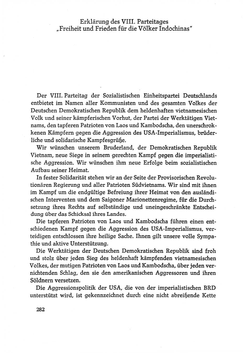 Dokumente der Sozialistischen Einheitspartei Deutschlands (SED) [Deutsche Demokratische Republik (DDR)] 1970-1971, Seite 282 (Dok. SED DDR 1970-1971, S. 282)
