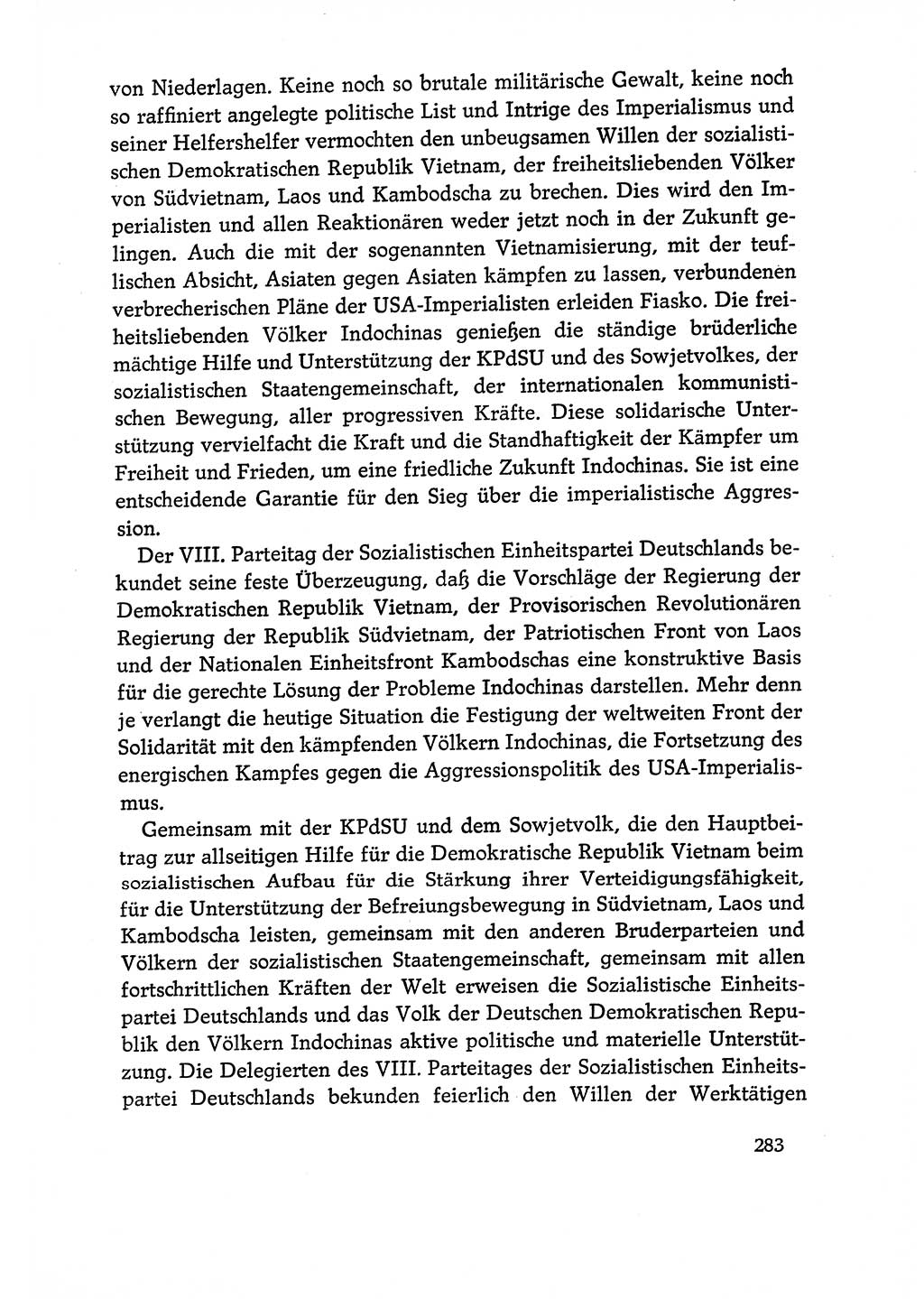 Dokumente der Sozialistischen Einheitspartei Deutschlands (SED) [Deutsche Demokratische Republik (DDR)] 1970-1971, Seite 283 (Dok. SED DDR 1970-1971, S. 283)