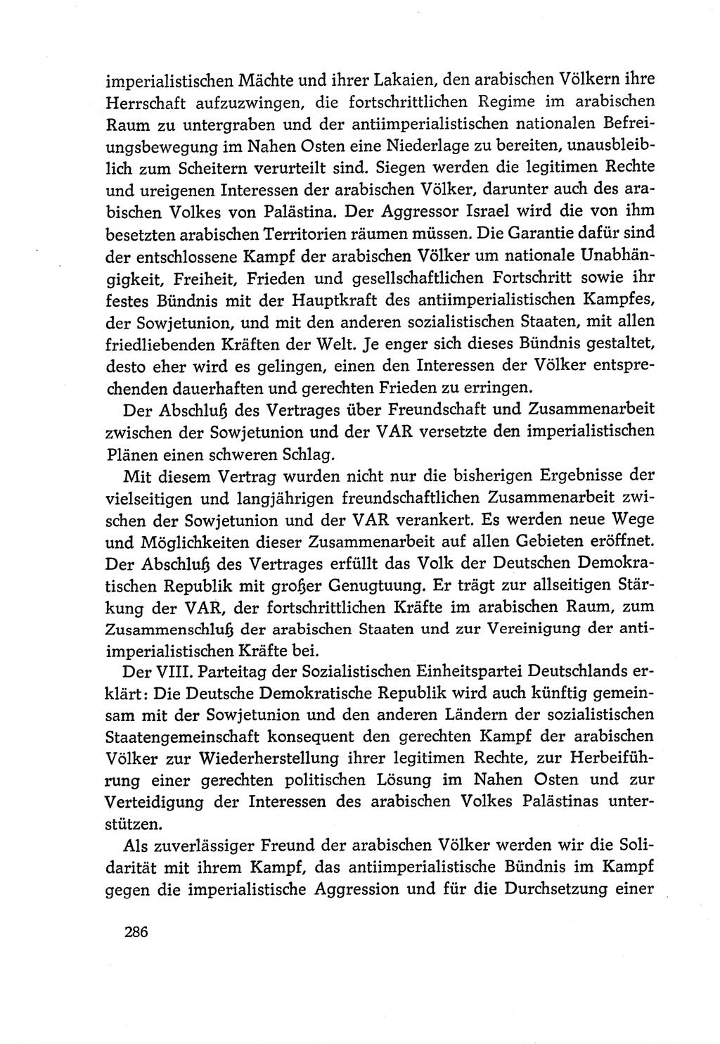 Dokumente der Sozialistischen Einheitspartei Deutschlands (SED) [Deutsche Demokratische Republik (DDR)] 1970-1971, Seite 286 (Dok. SED DDR 1970-1971, S. 286)