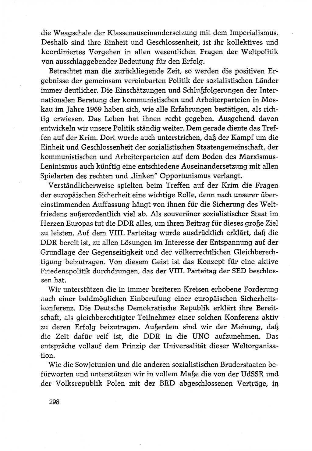 Dokumente der Sozialistischen Einheitspartei Deutschlands (SED) [Deutsche Demokratische Republik (DDR)] 1970-1971, Seite 298 (Dok. SED DDR 1970-1971, S. 298)