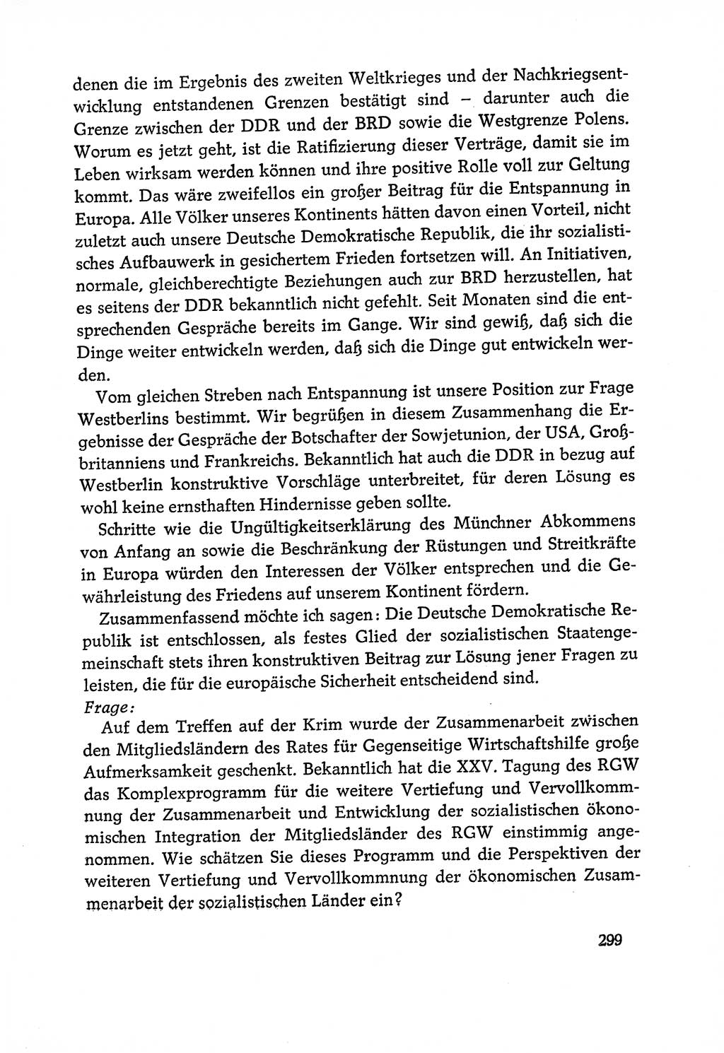 Dokumente der Sozialistischen Einheitspartei Deutschlands (SED) [Deutsche Demokratische Republik (DDR)] 1970-1971, Seite 299 (Dok. SED DDR 1970-1971, S. 299)