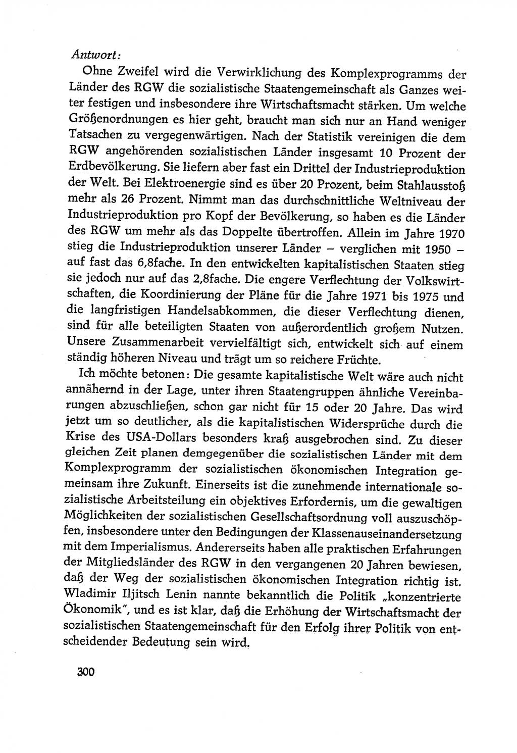 Dokumente der Sozialistischen Einheitspartei Deutschlands (SED) [Deutsche Demokratische Republik (DDR)] 1970-1971, Seite 300 (Dok. SED DDR 1970-1971, S. 300)