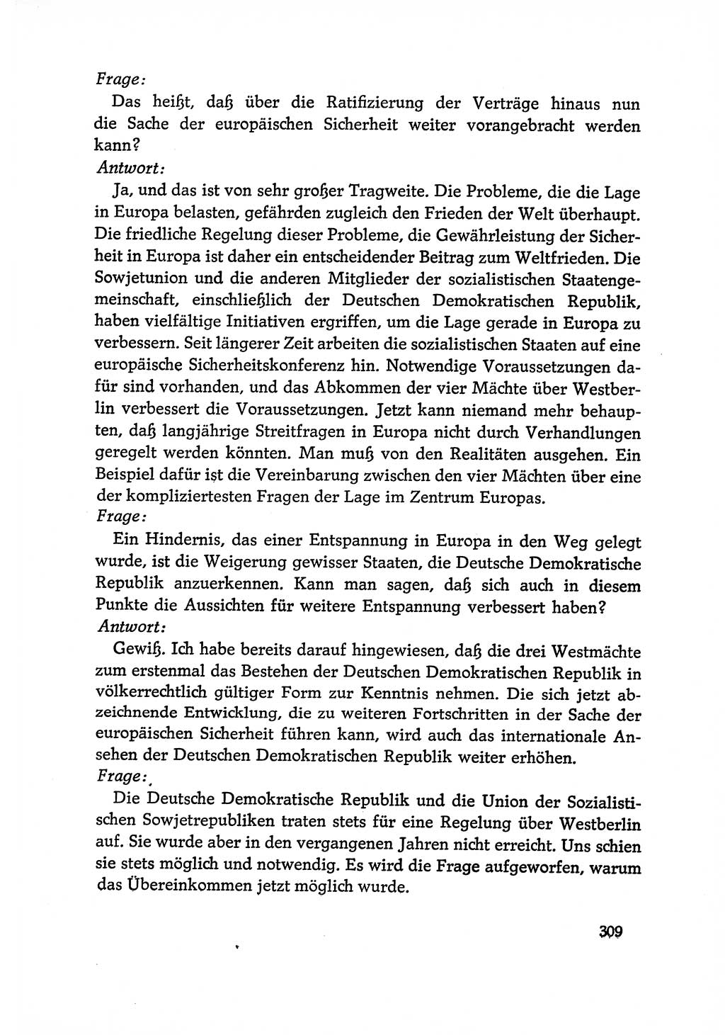 Dokumente der Sozialistischen Einheitspartei Deutschlands (SED) [Deutsche Demokratische Republik (DDR)] 1970-1971, Seite 309 (Dok. SED DDR 1970-1971, S. 309)