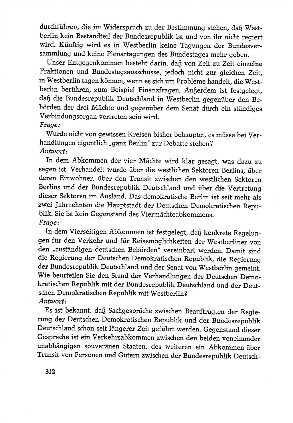 Dokumente der Sozialistischen Einheitspartei Deutschlands (SED) [Deutsche Demokratische Republik (DDR)] 1970-1971, Seite 312 (Dok. SED DDR 1970-1971, S. 312)