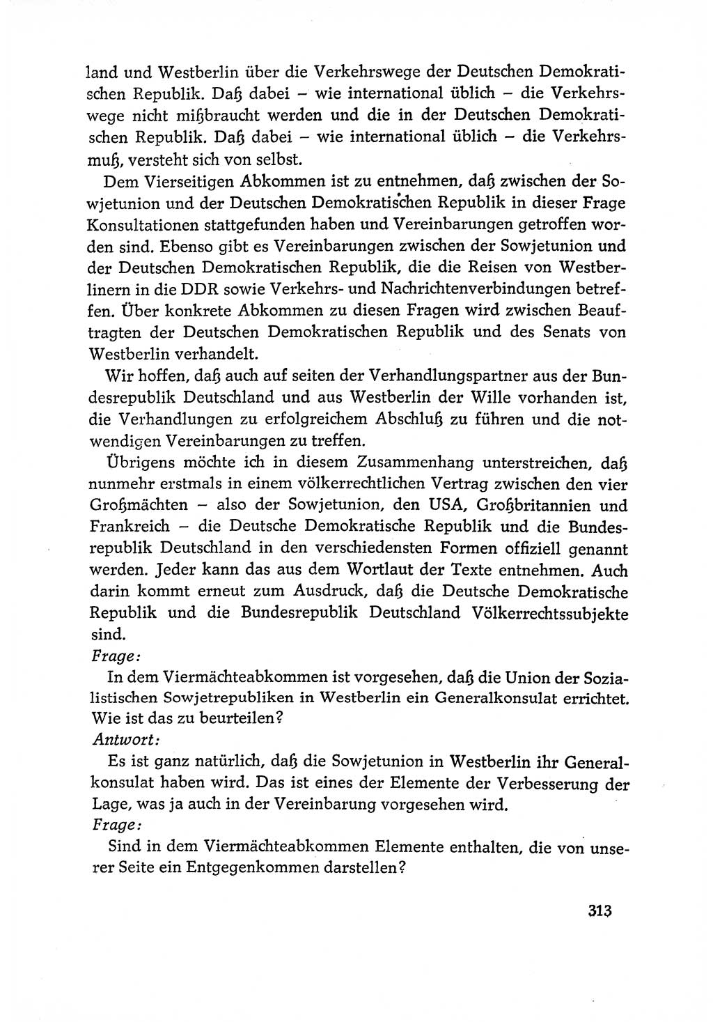 Dokumente der Sozialistischen Einheitspartei Deutschlands (SED) [Deutsche Demokratische Republik (DDR)] 1970-1971, Seite 313 (Dok. SED DDR 1970-1971, S. 313)