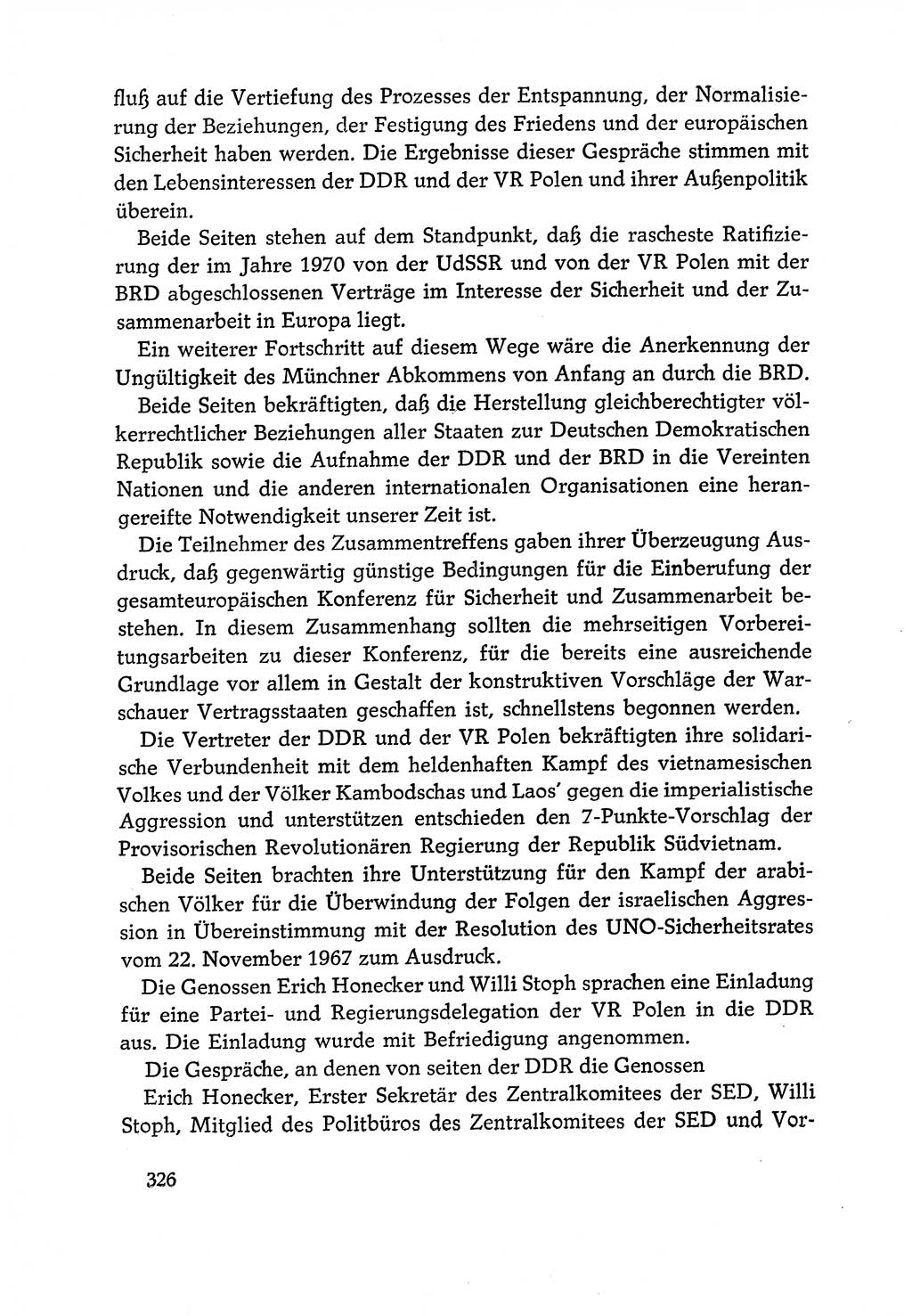 Dokumente der Sozialistischen Einheitspartei Deutschlands (SED) [Deutsche Demokratische Republik (DDR)] 1970-1971, Seite 326 (Dok. SED DDR 1970-1971, S. 326)