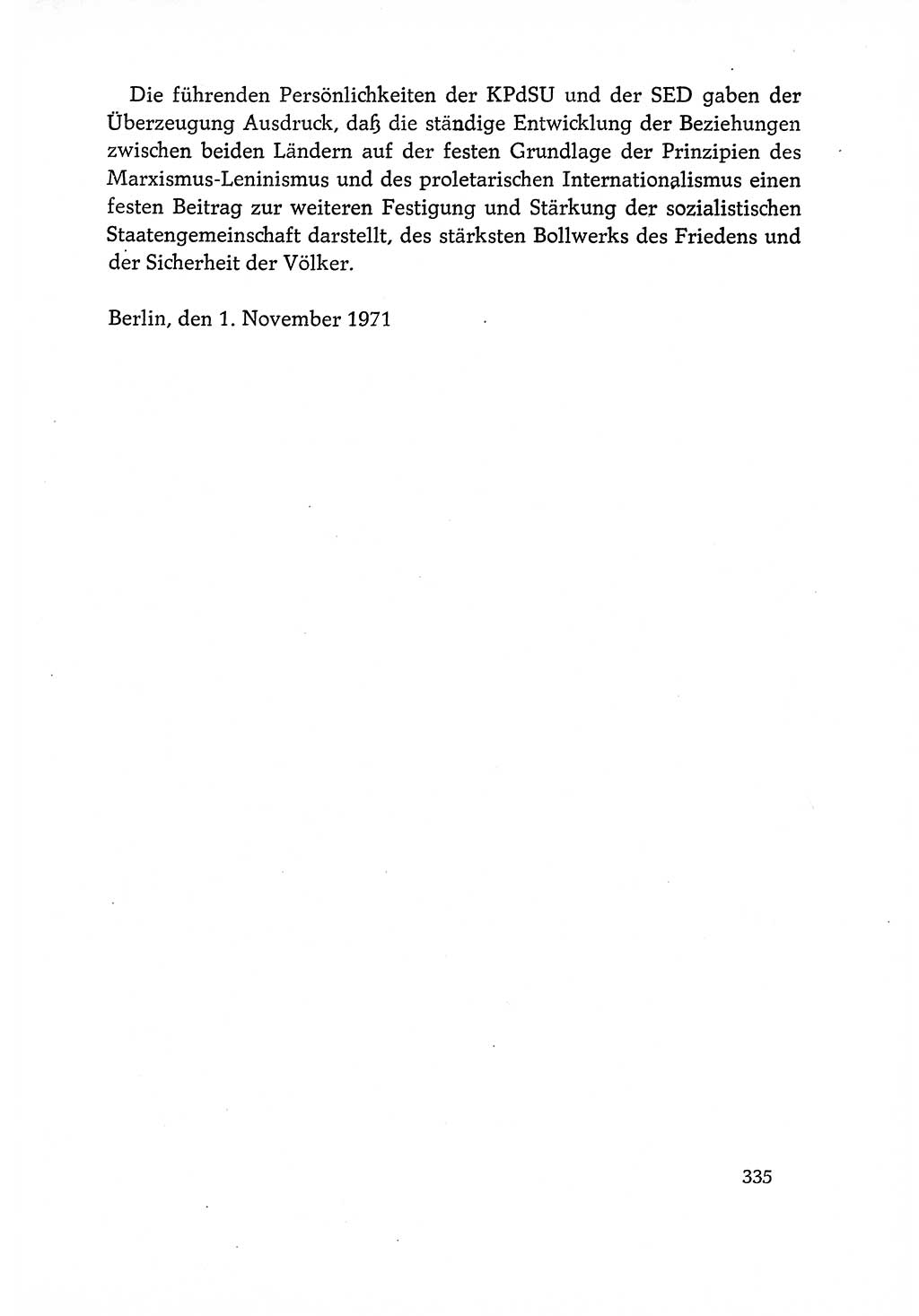 Dokumente der Sozialistischen Einheitspartei Deutschlands (SED) [Deutsche Demokratische Republik (DDR)] 1970-1971, Seite 335 (Dok. SED DDR 1970-1971, S. 335)