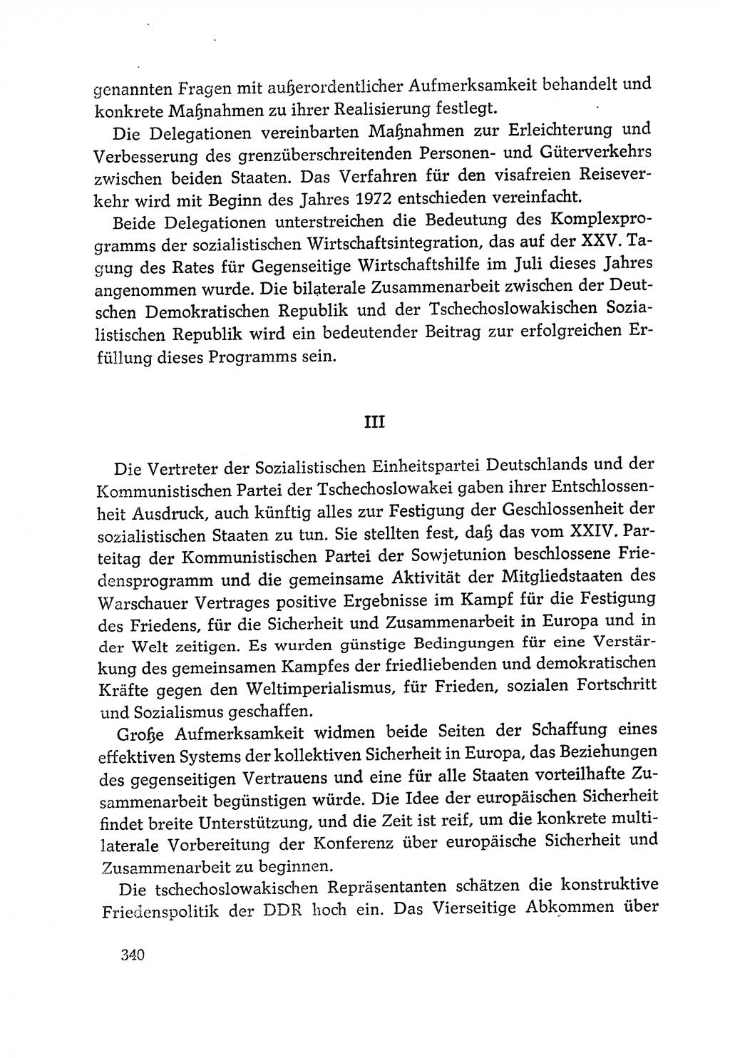 Dokumente der Sozialistischen Einheitspartei Deutschlands (SED) [Deutsche Demokratische Republik (DDR)] 1970-1971, Seite 340 (Dok. SED DDR 1970-1971, S. 340)