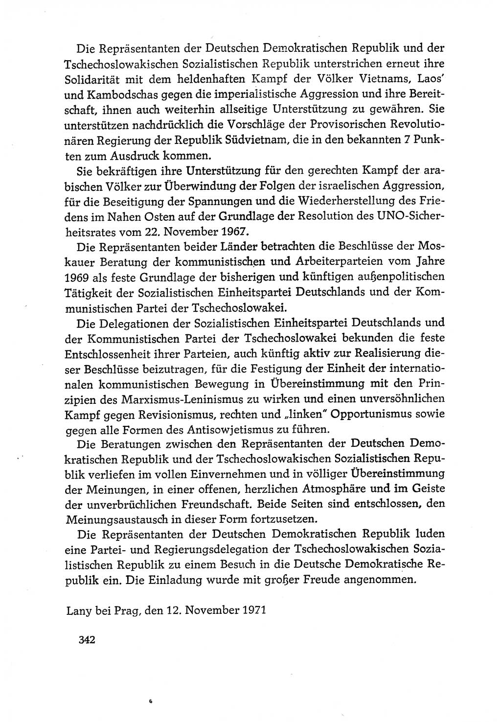 Dokumente der Sozialistischen Einheitspartei Deutschlands (SED) [Deutsche Demokratische Republik (DDR)] 1970-1971, Seite 342 (Dok. SED DDR 1970-1971, S. 342)